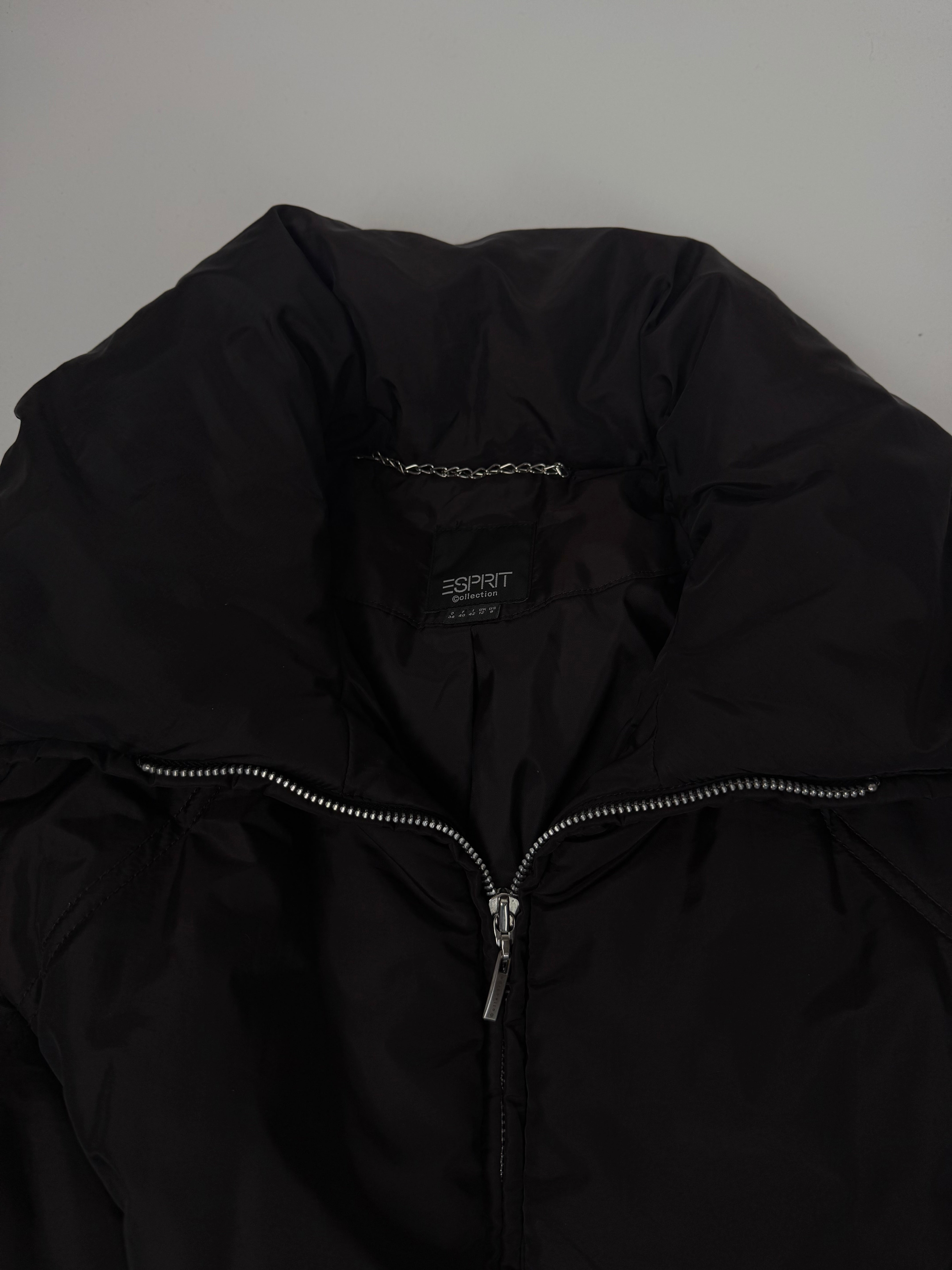 Brown puffer zip up jacket (M/L)