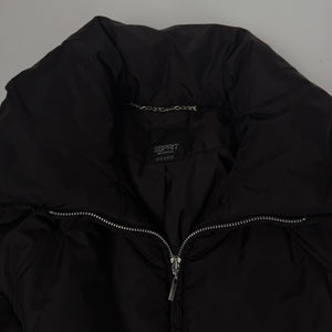 Brown puffer zip up jacket (M/L)