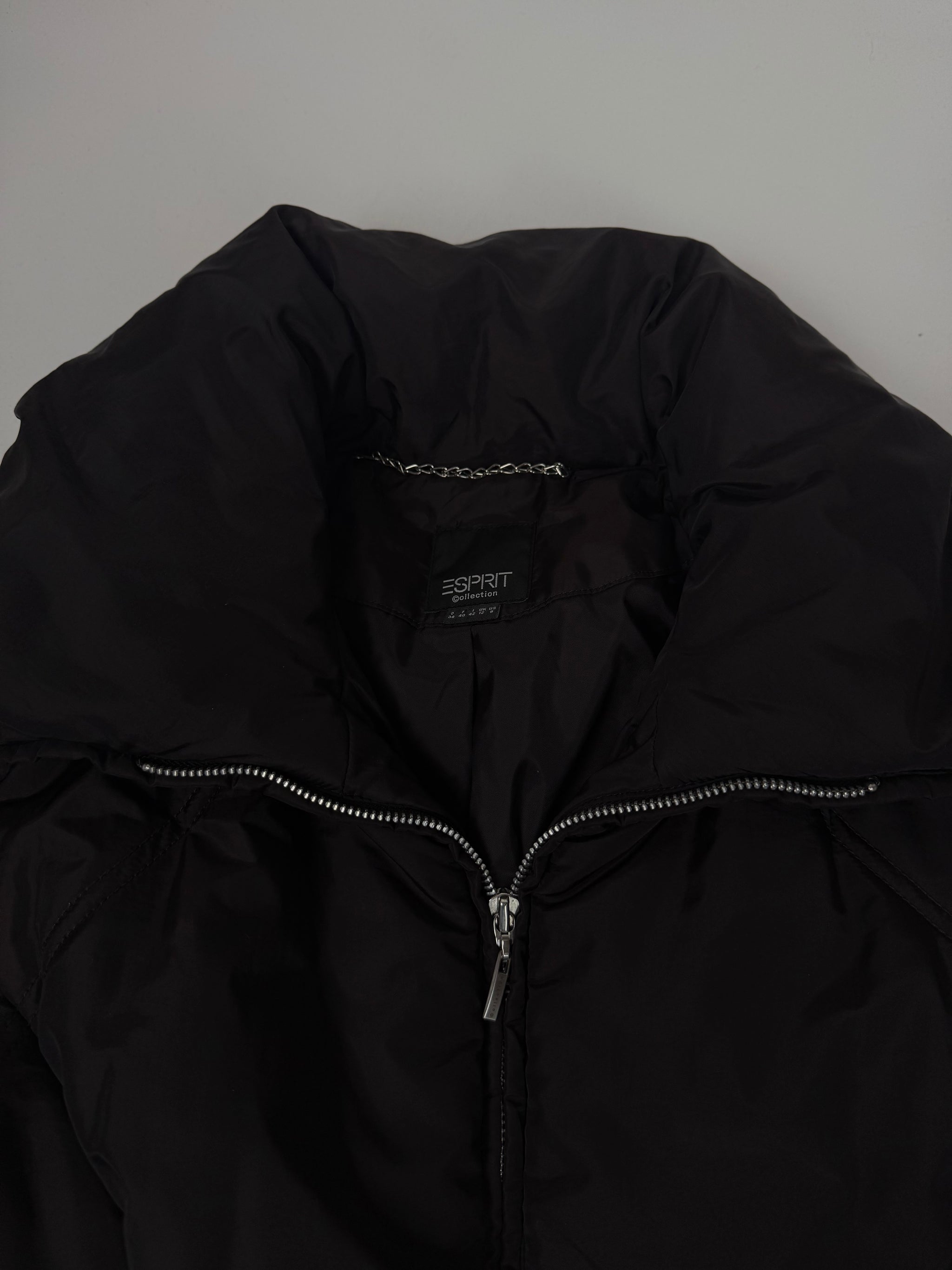 Brown puffer zip up jacket (M/L)