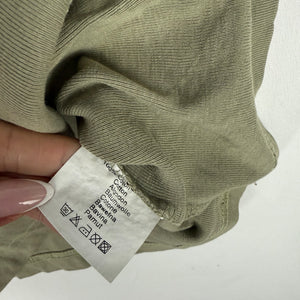 Khaki graphic cotton tank top (S)