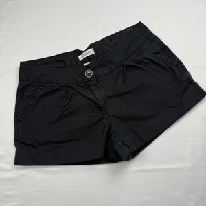 Black office low rise mini short (S)