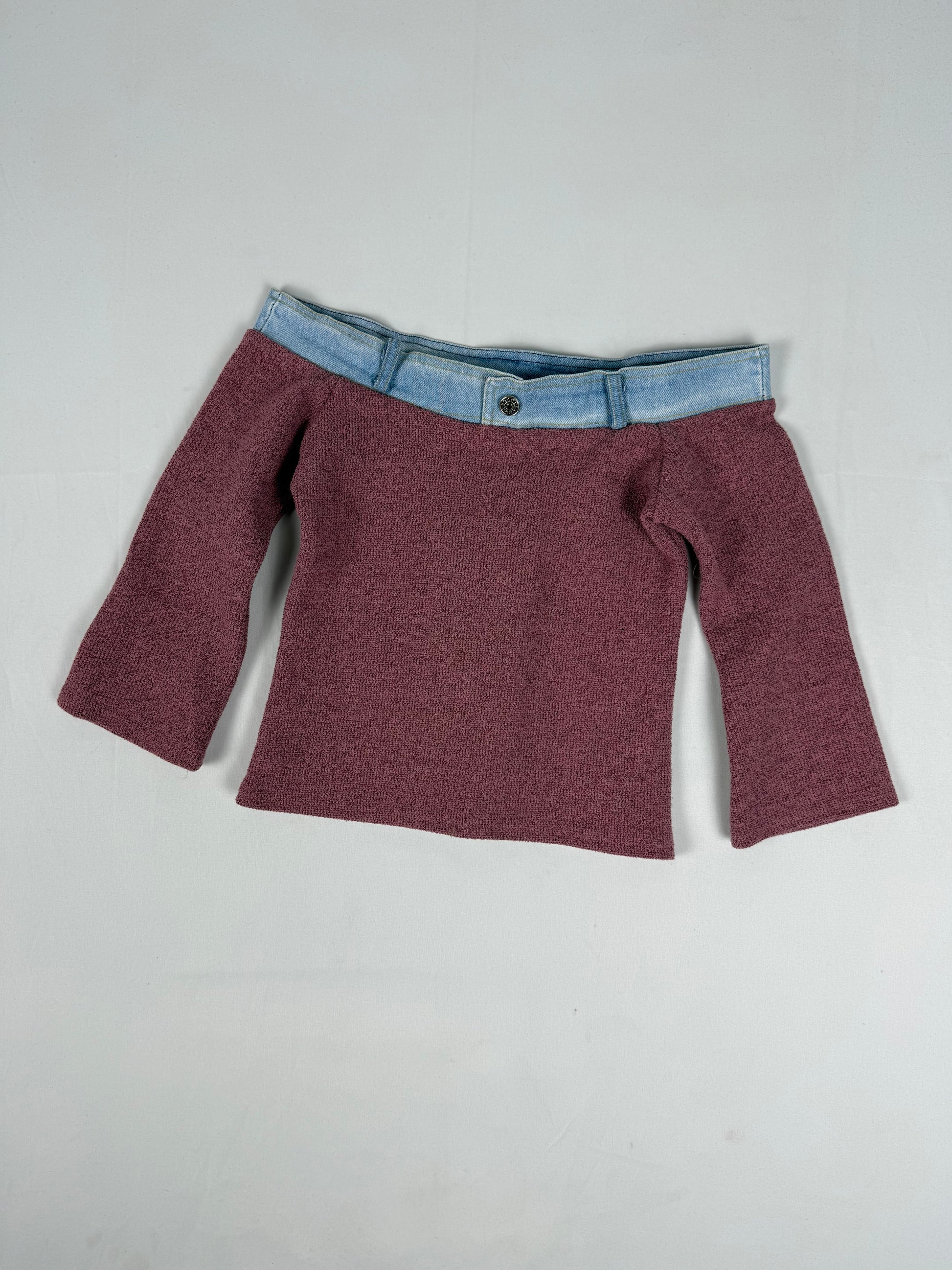 Pink 3/4 long sleeves top (XXS)