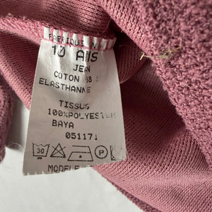 Pink 3/4 long sleeves top (XXS)