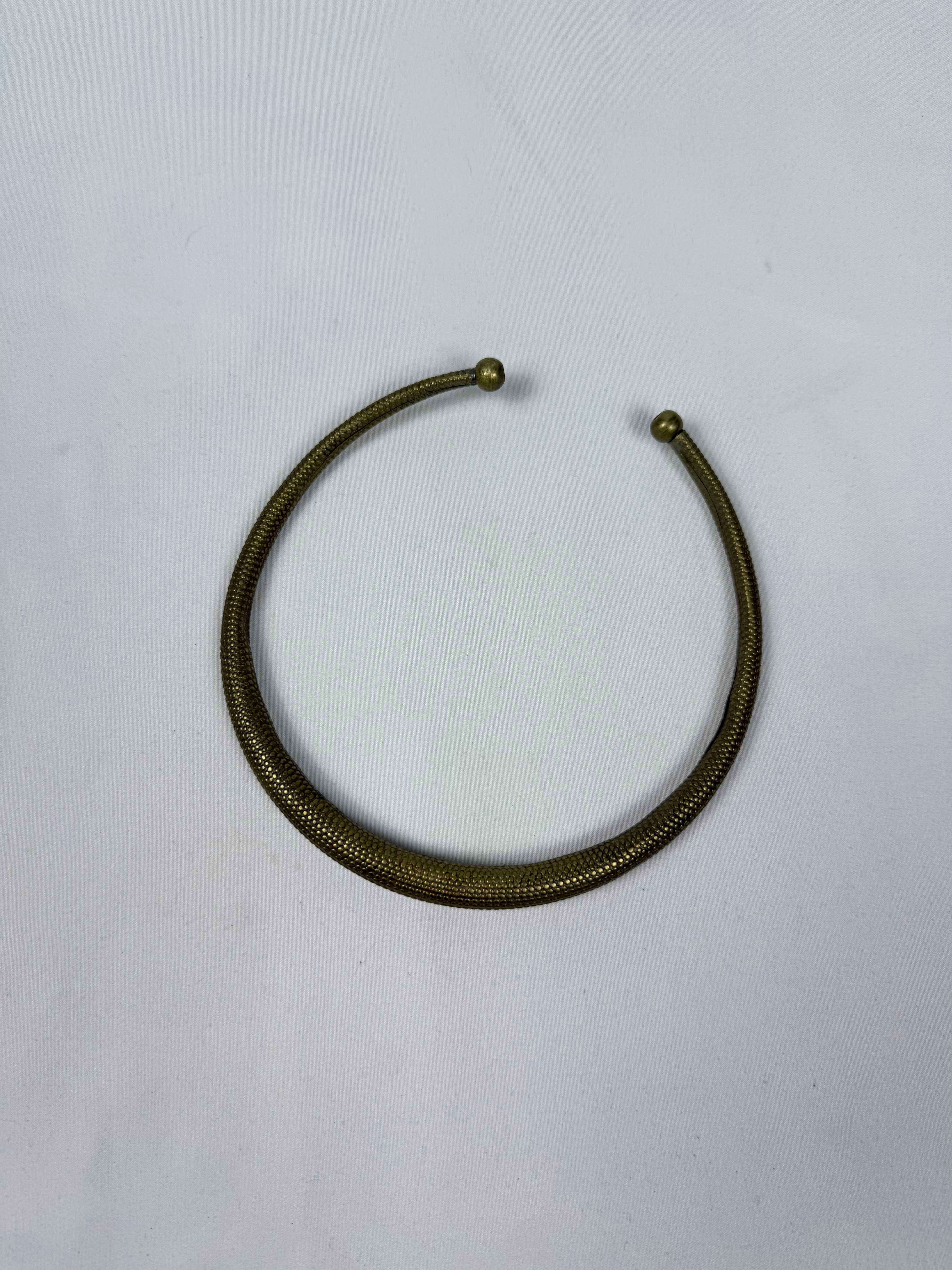 Gold stainless steel choker necklace