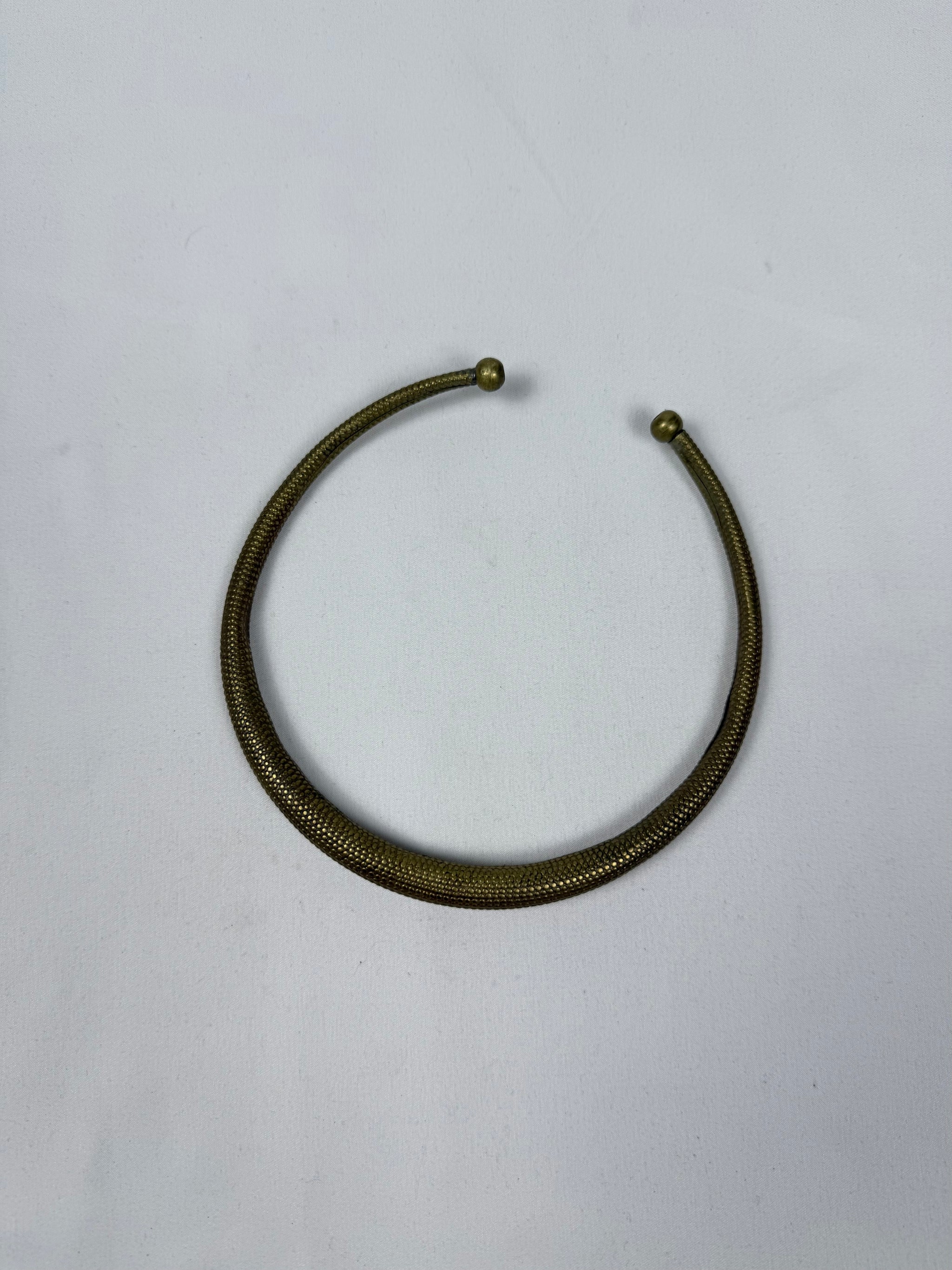 Gold stainless steel choker necklace