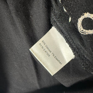 Black & gold velvet zip up jacket (S/M)