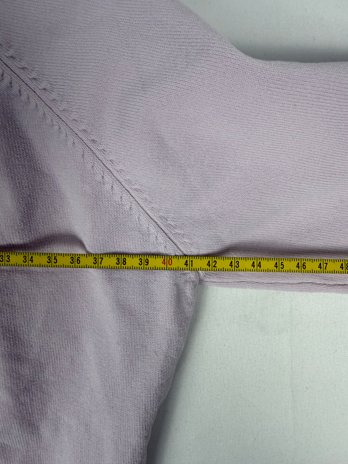Pink polo neck tight fit zip up jumper (M)