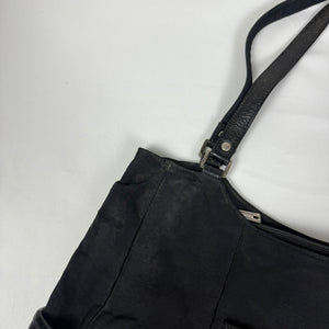 Black uni maxi shoulder bag (36x31cm)