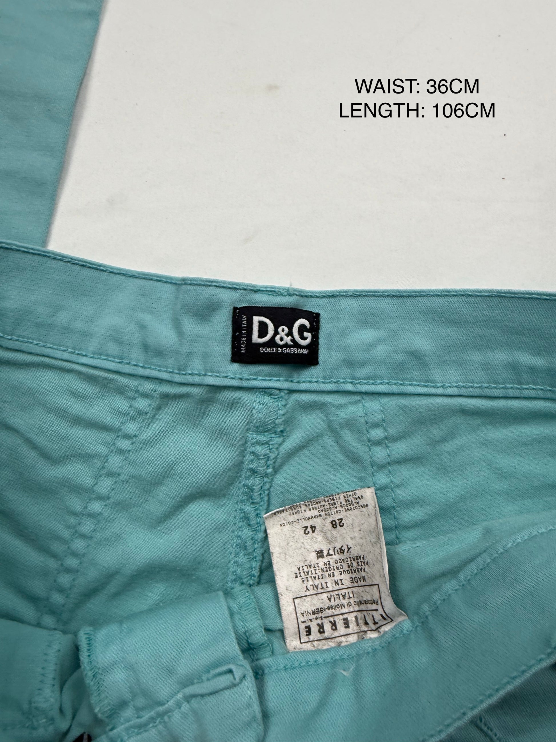 Blue denim low rise skinny pants (S)