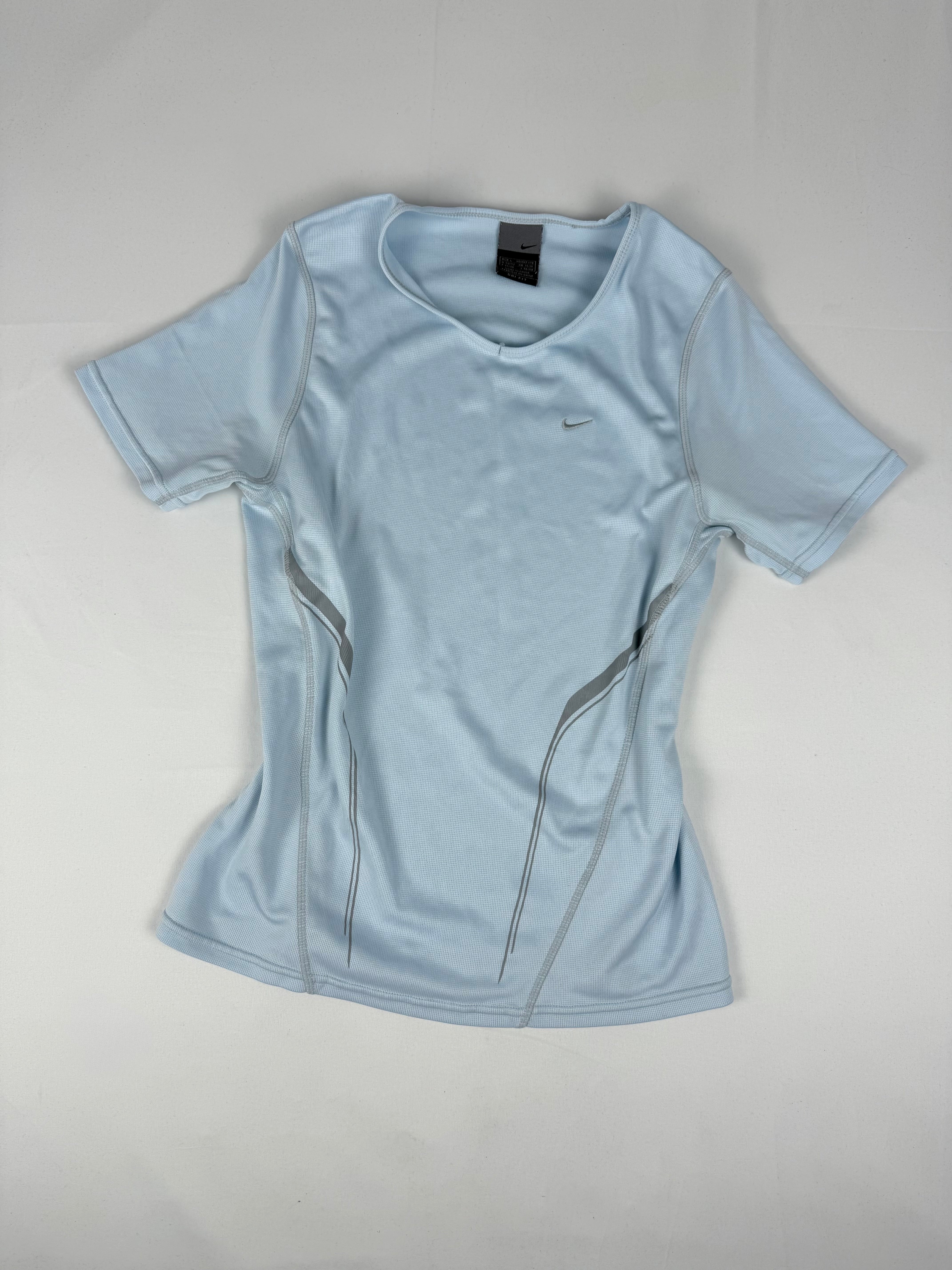 Baby blue activewear tight fit tee (XL)