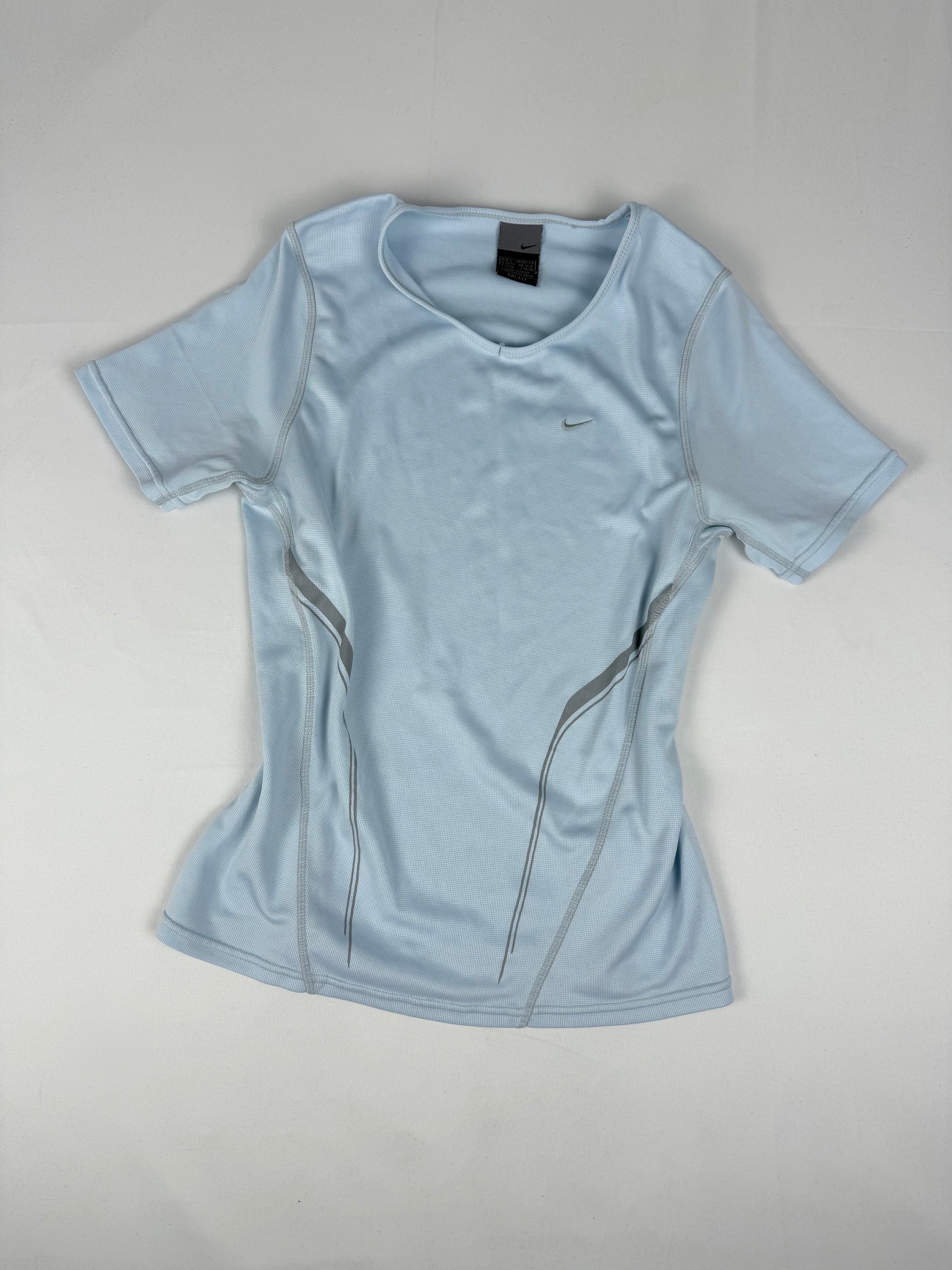 Baby blue activewear tight fit tee (XL)