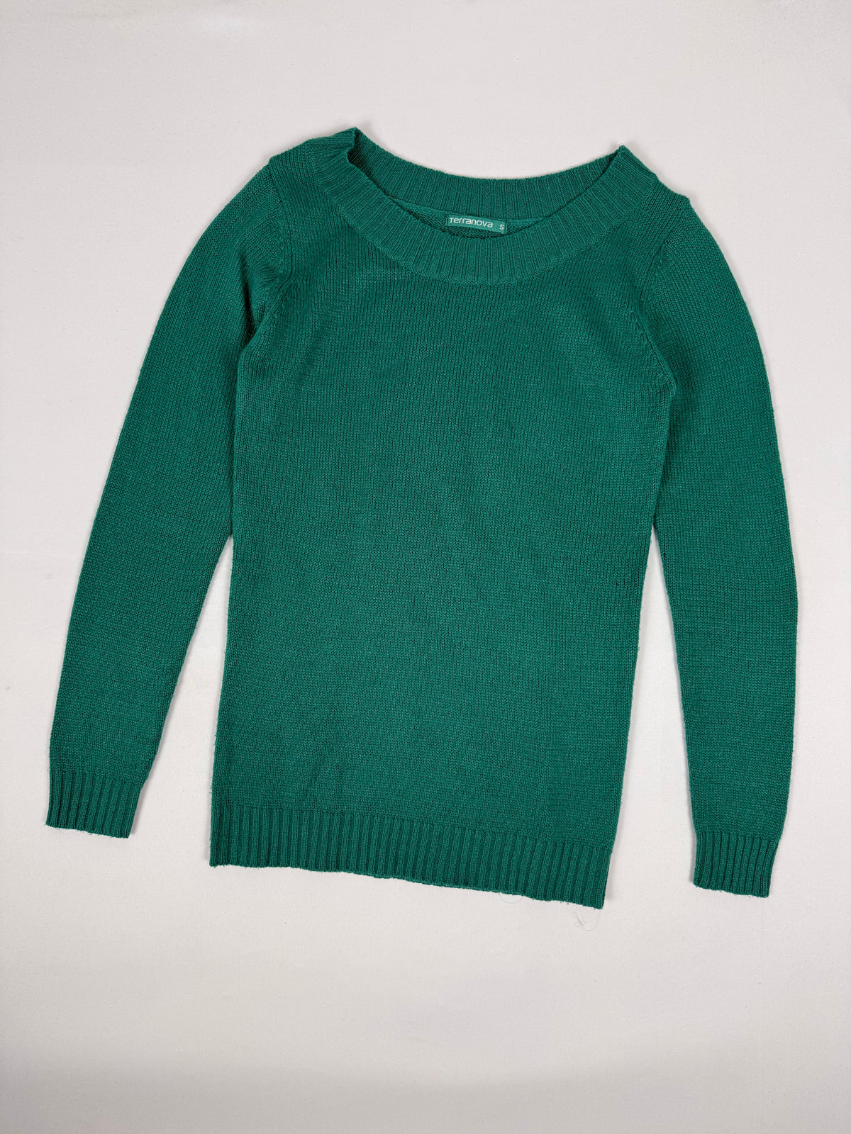 Green tight fit jumper (S)