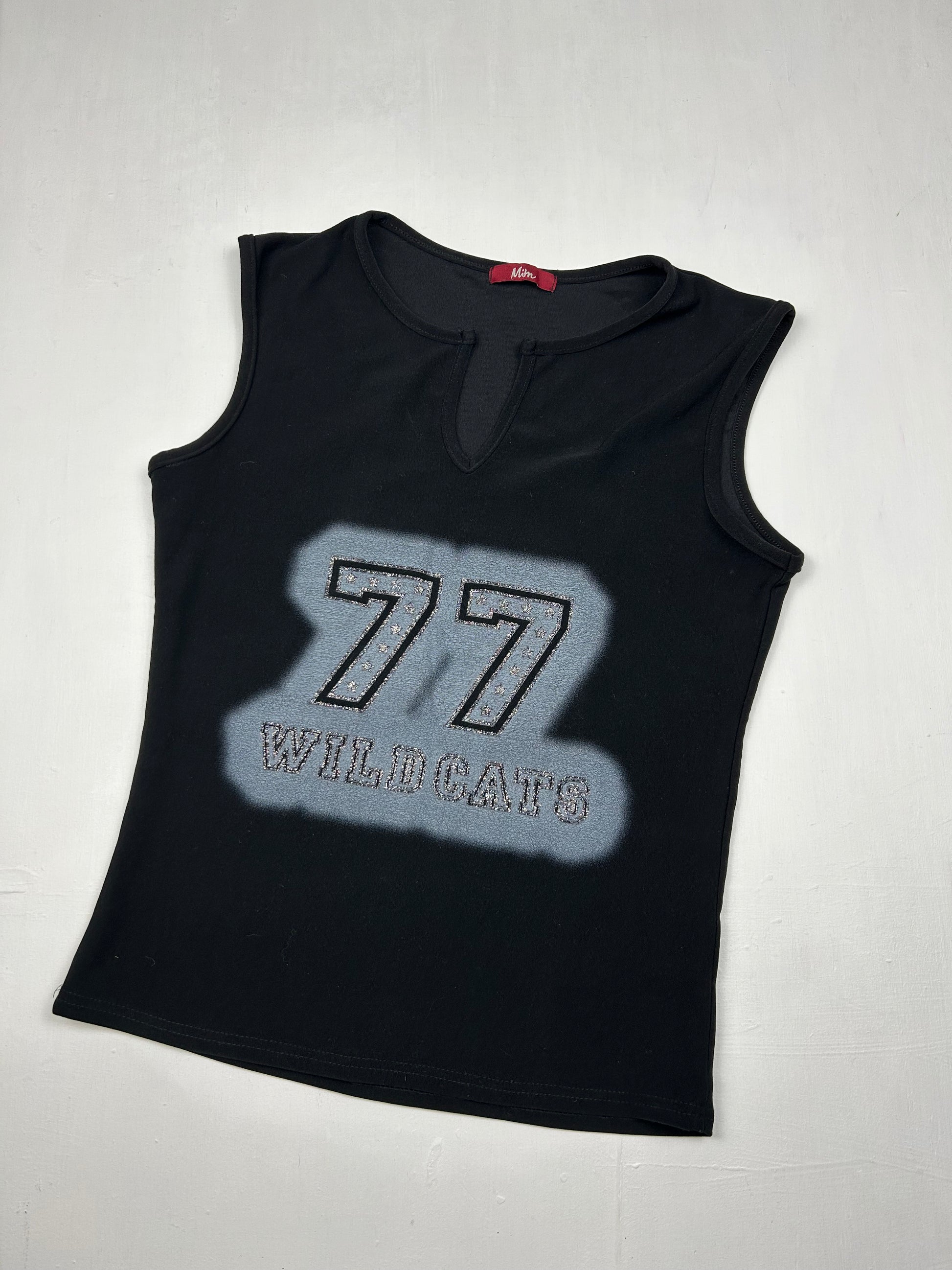 Black logo tank top (S)