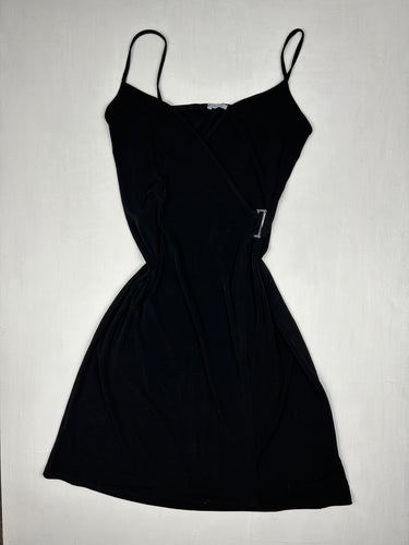 Black buckle belt cami dress (S/M)