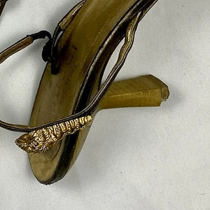 Gold tiger head kitten heels by Tom Ford (38)