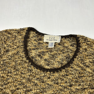Beige round neck jumper (S/M)