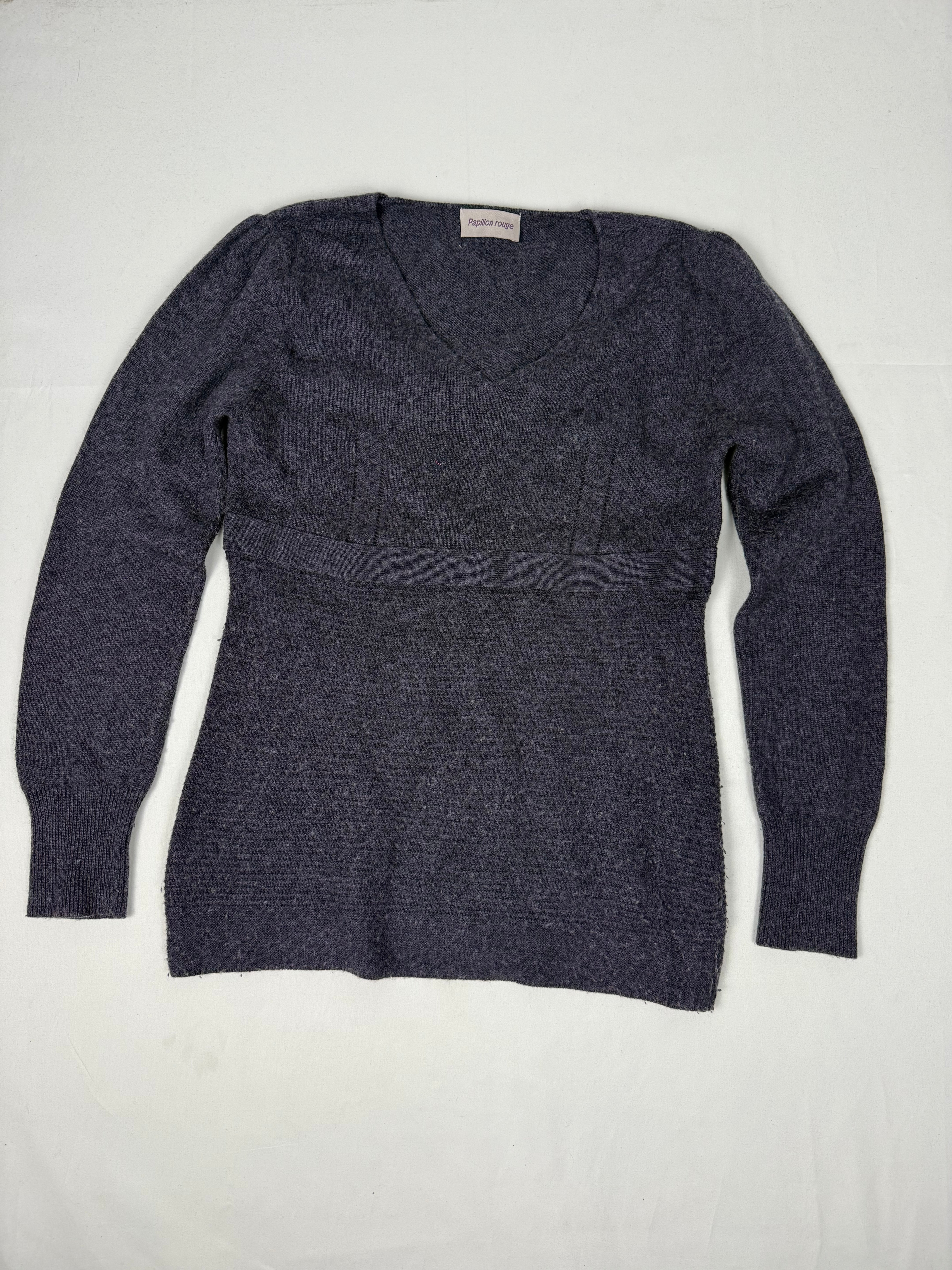 Purple super soft cashmere & wool jumper (M/L)