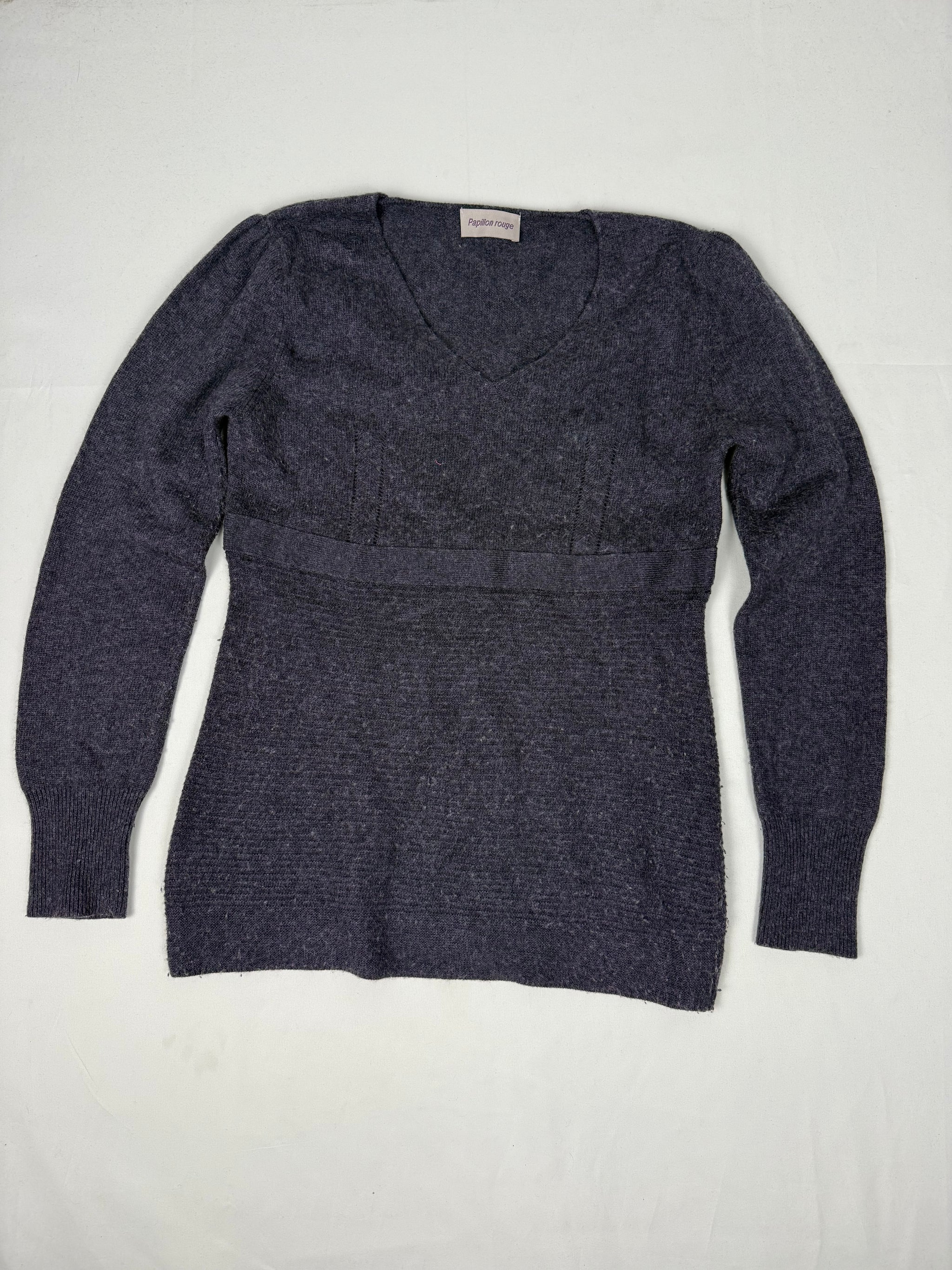 Purple super soft cashmere & wool jumper (M/L)