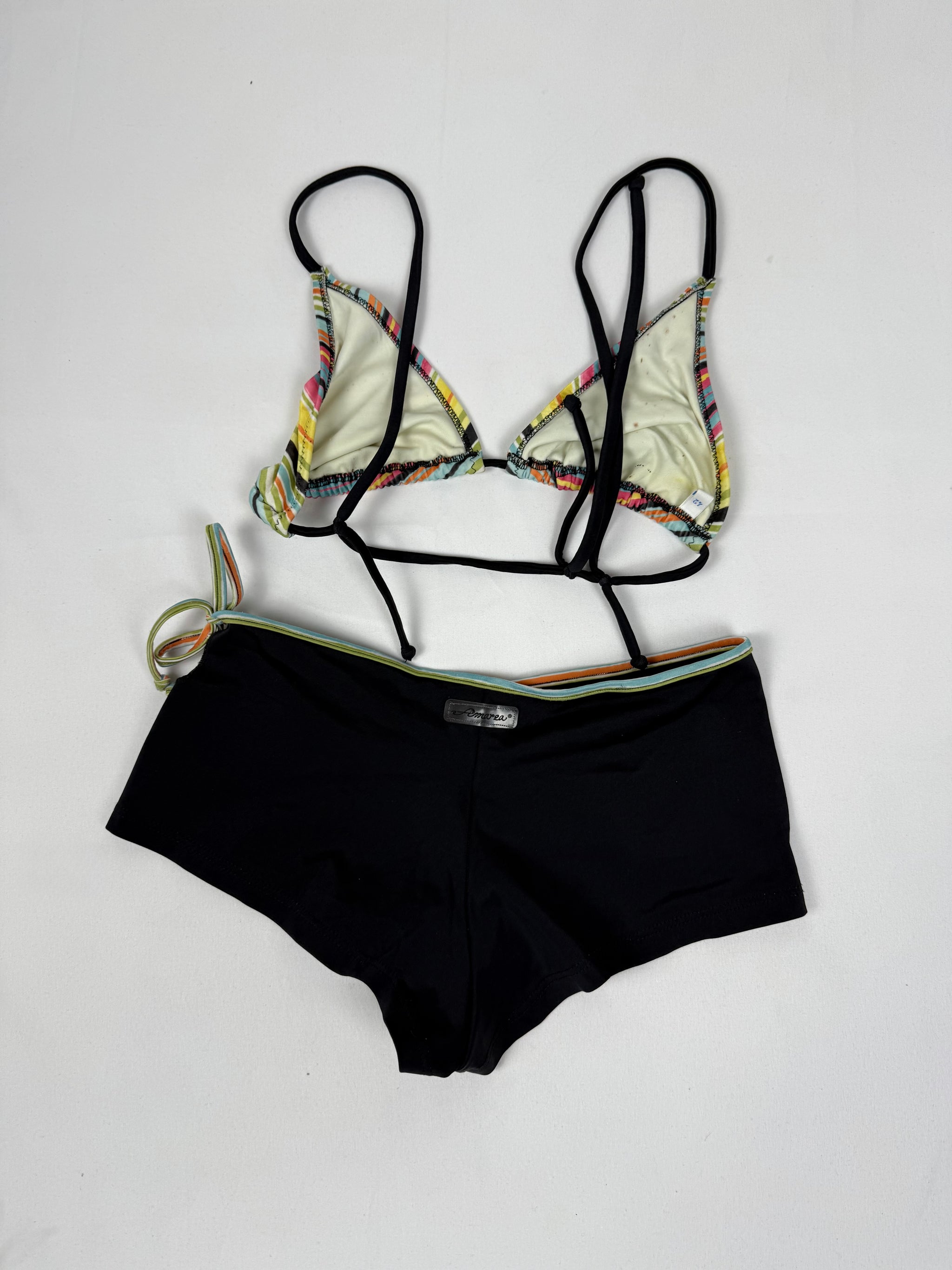 Multicolor shorty bikini set (M)