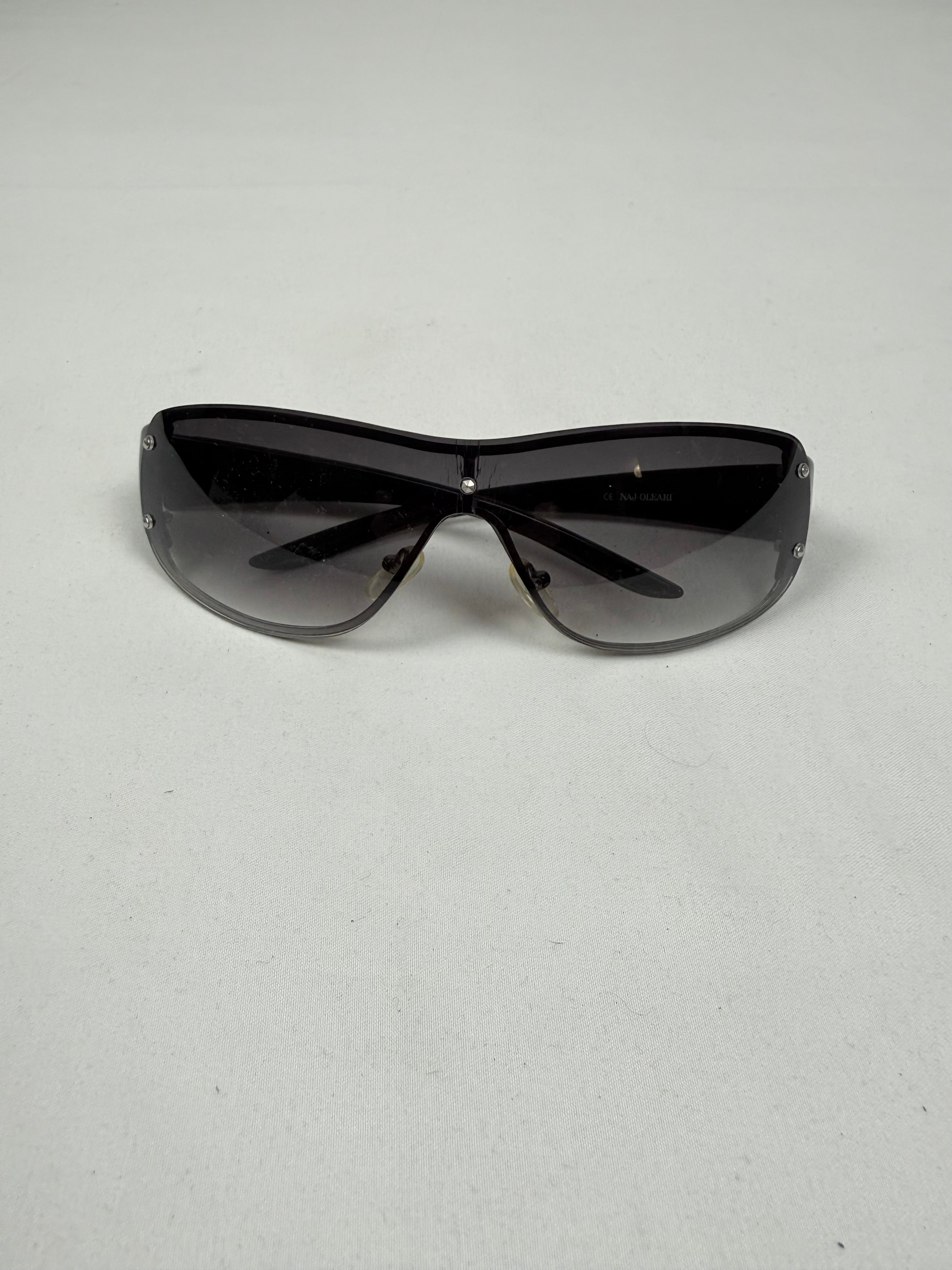 Black shield sunglasses