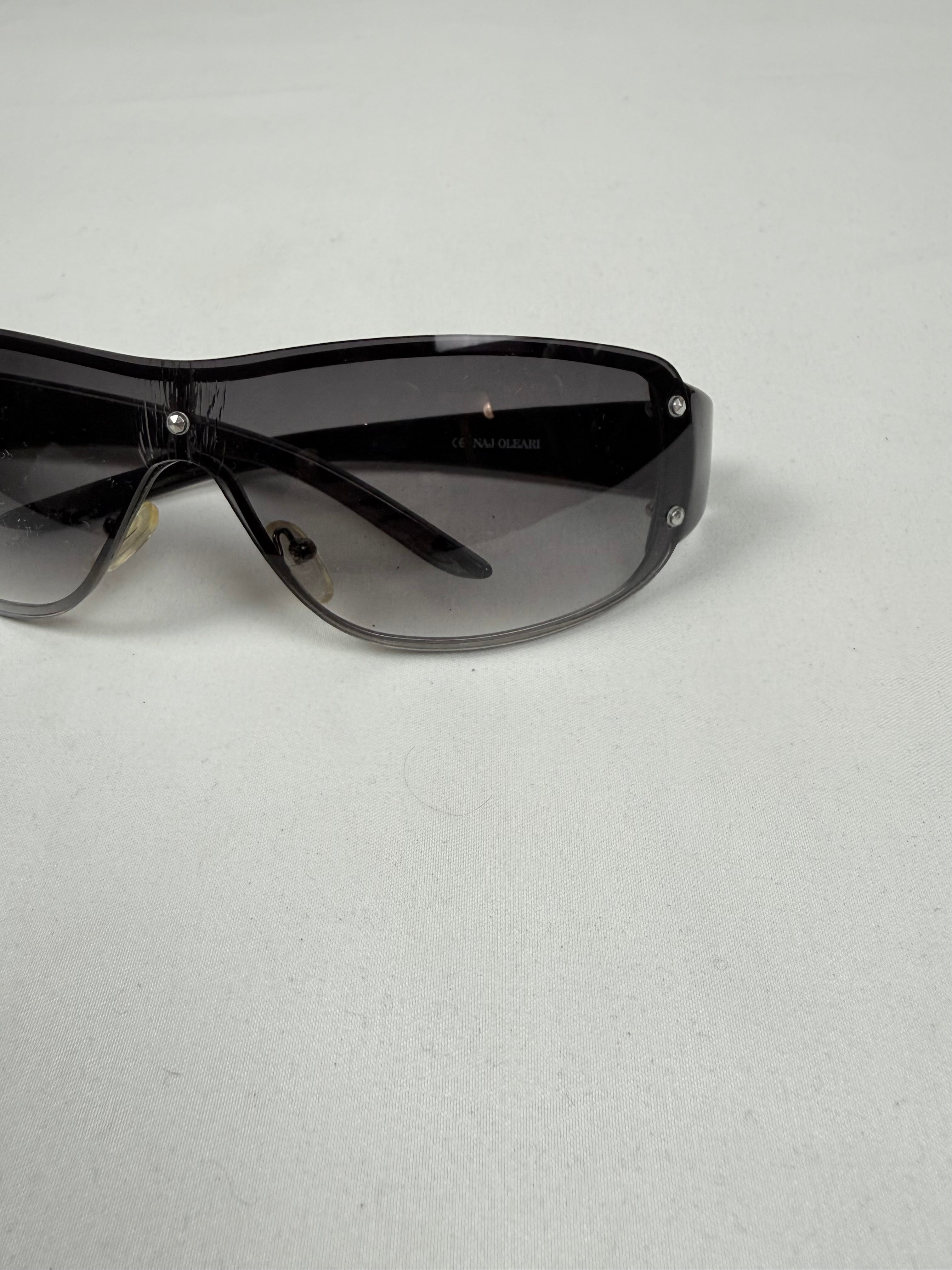 Black shield sunglasses