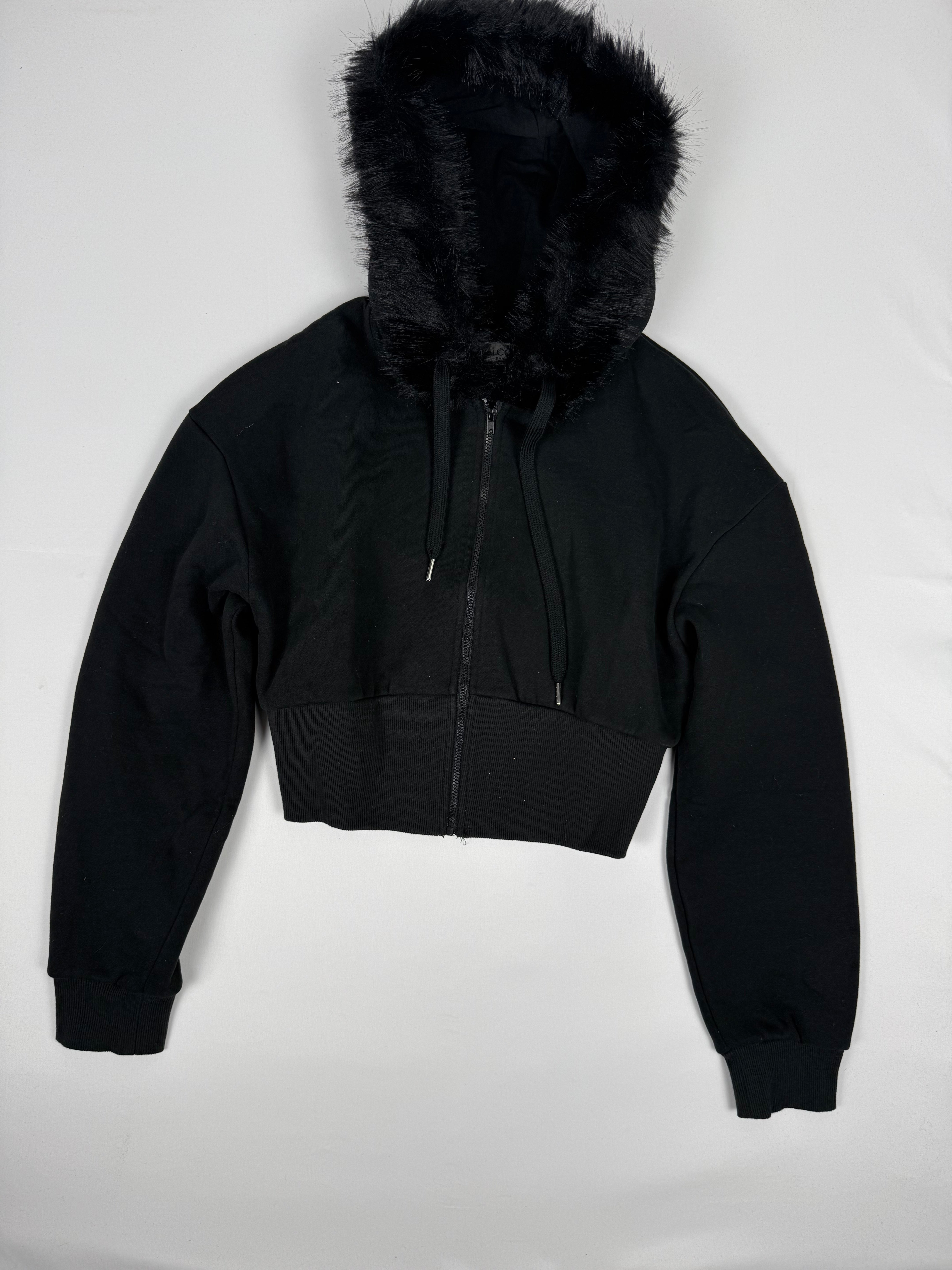 Veste courte zippée kaki (M)