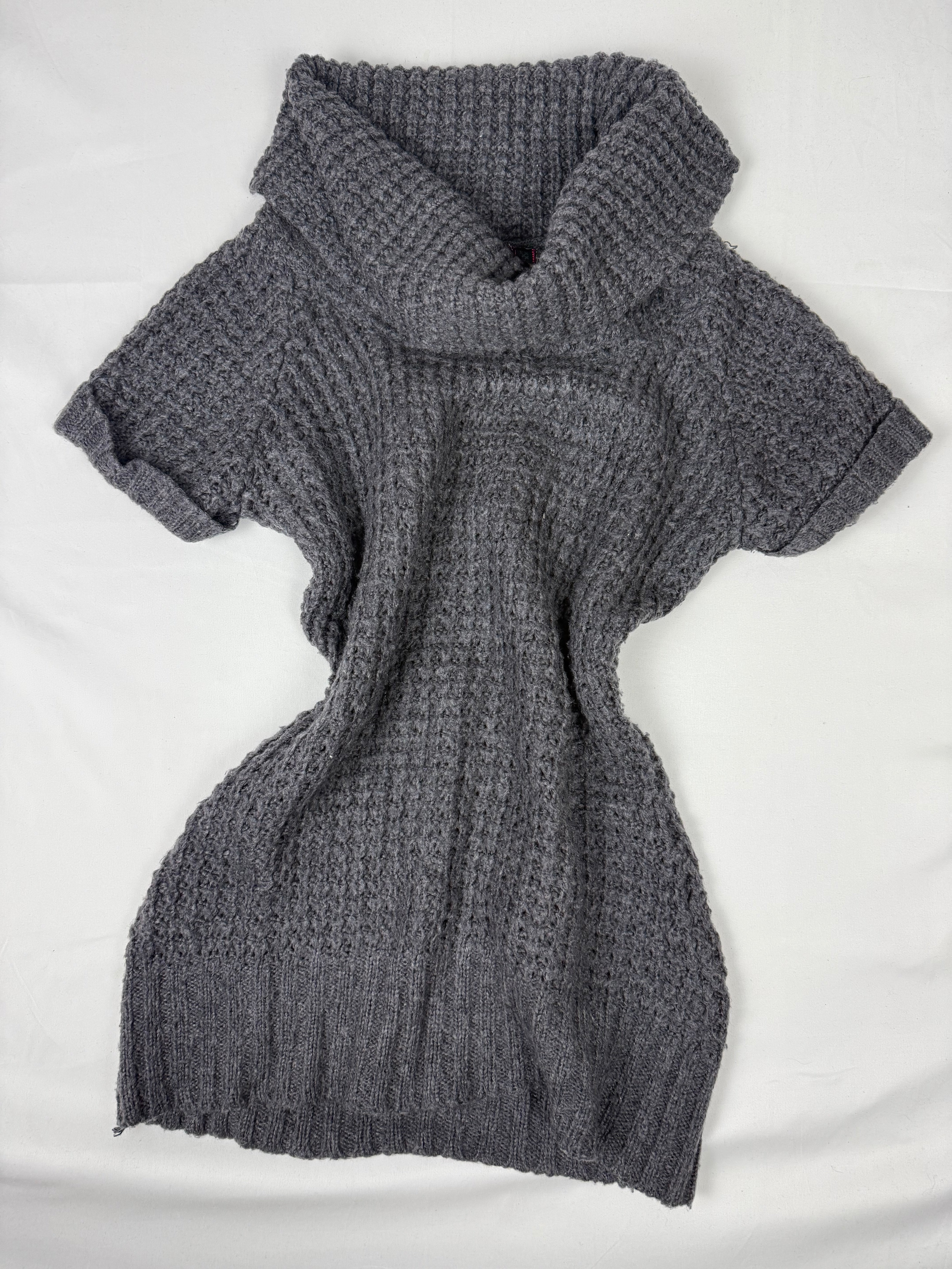 Grey turtleneck jumper dress (M/L)