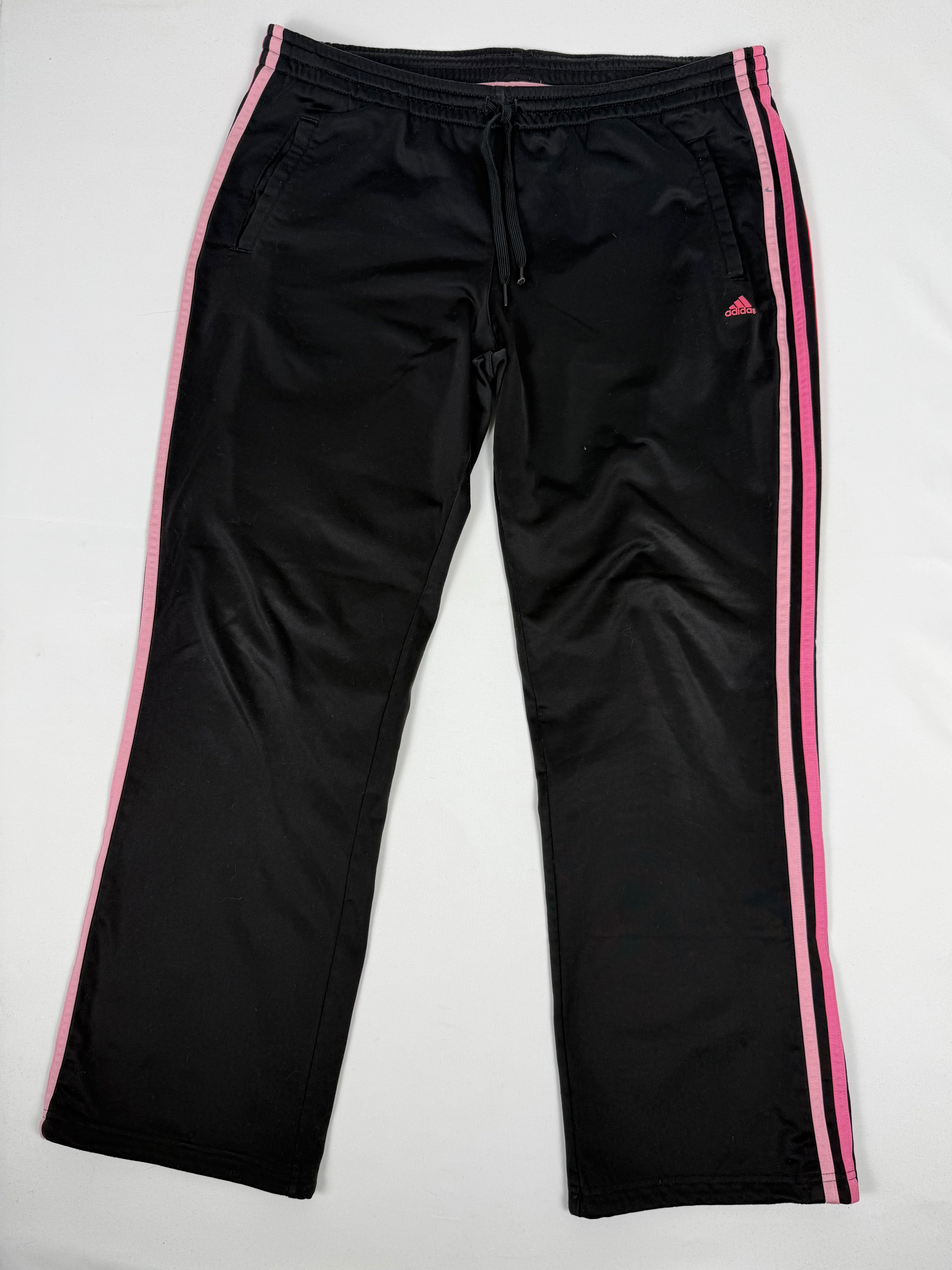 Black & pink low rise baggy pants (XL)