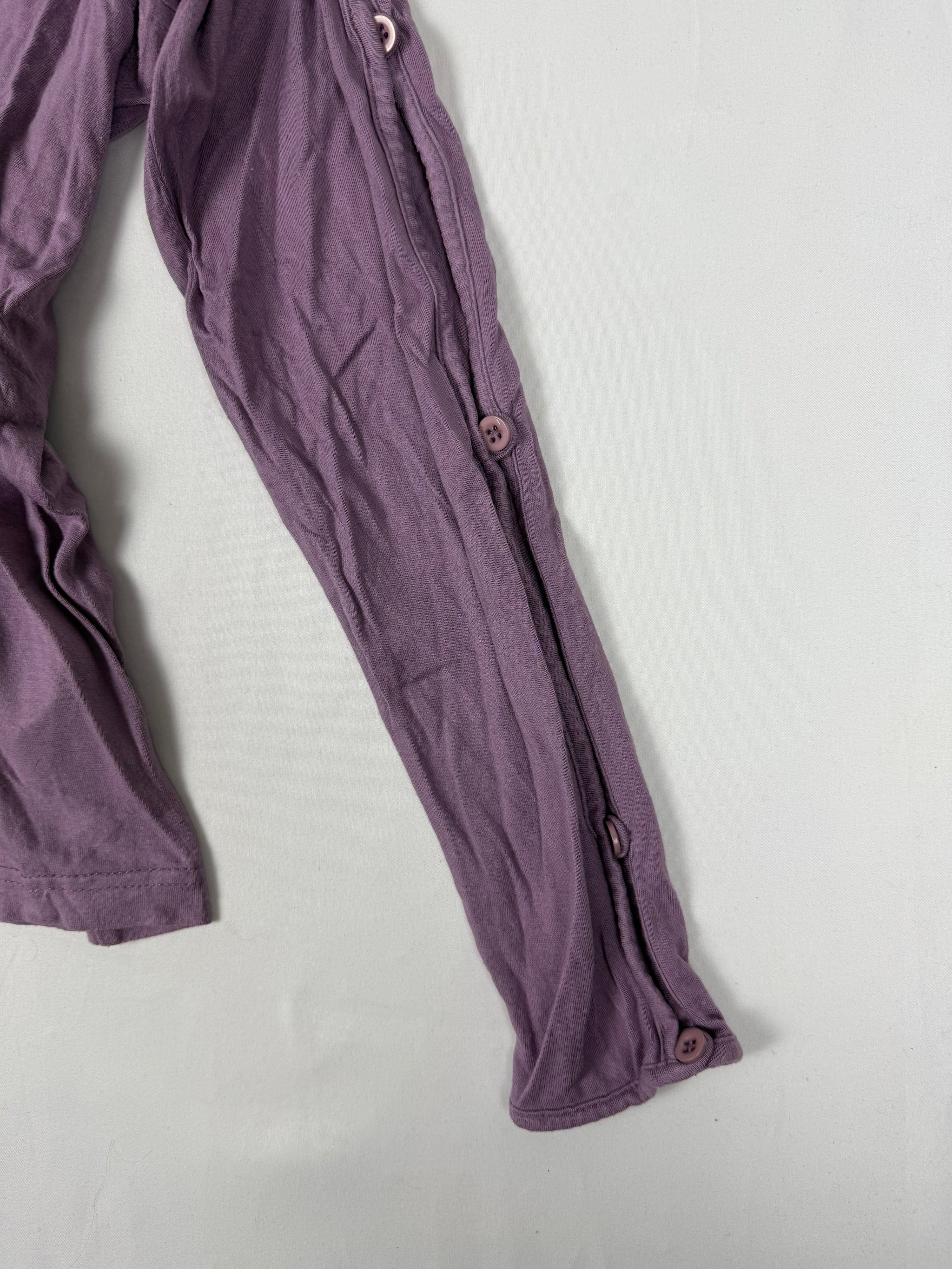 Lilac buttons up long sleeves top (M/L)