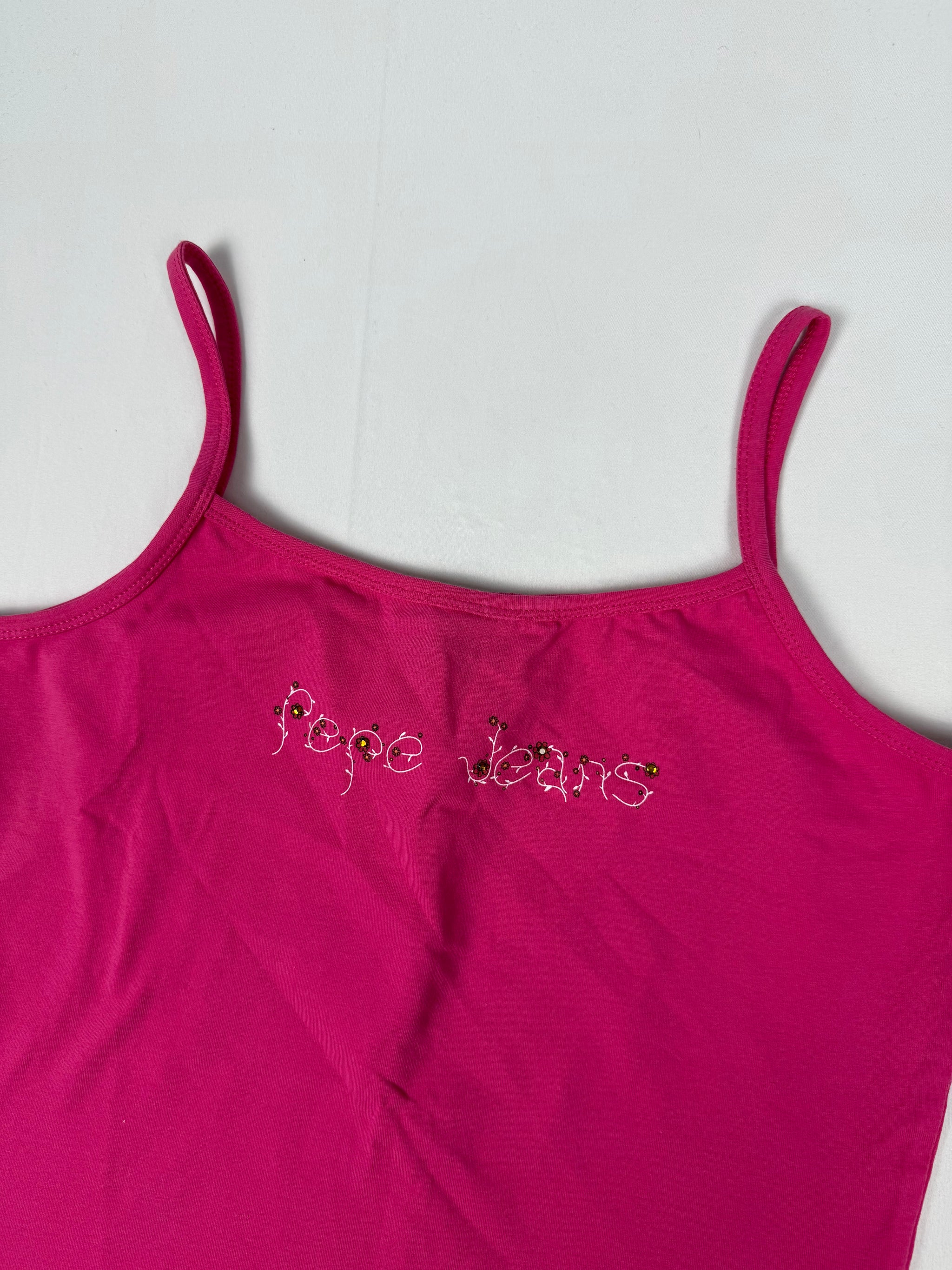 Pink tight fit cami top (M/L)