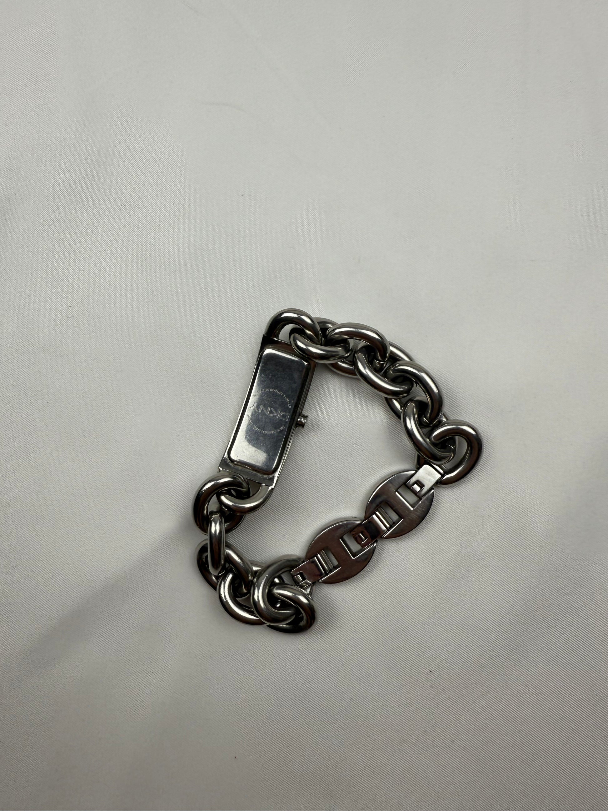 Vintage silver inox  jewelry watch