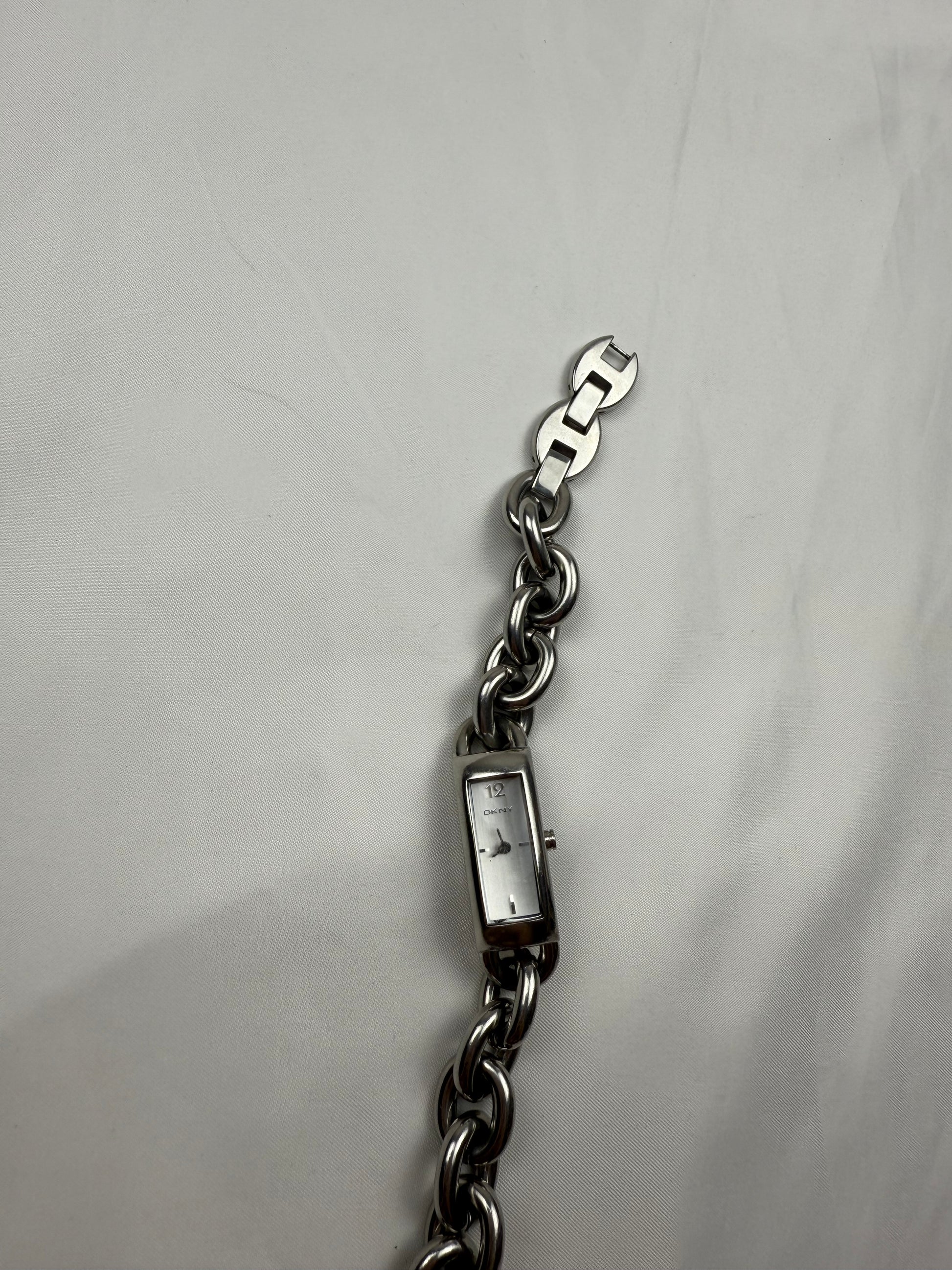 Vintage silver inox  jewelry watch