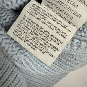 Baby blue high neck jumper (M)