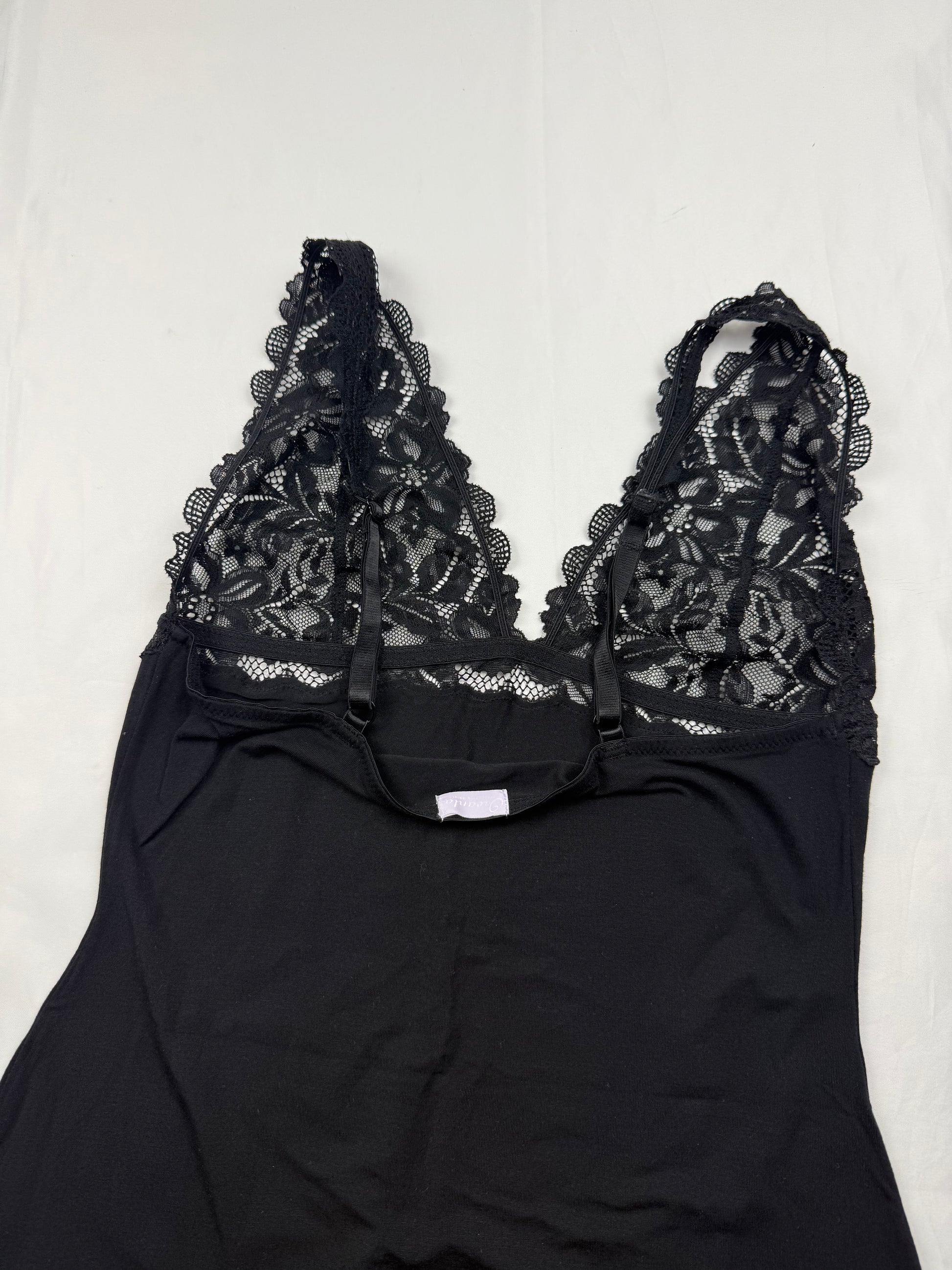 Black lace babydoll dress (S)