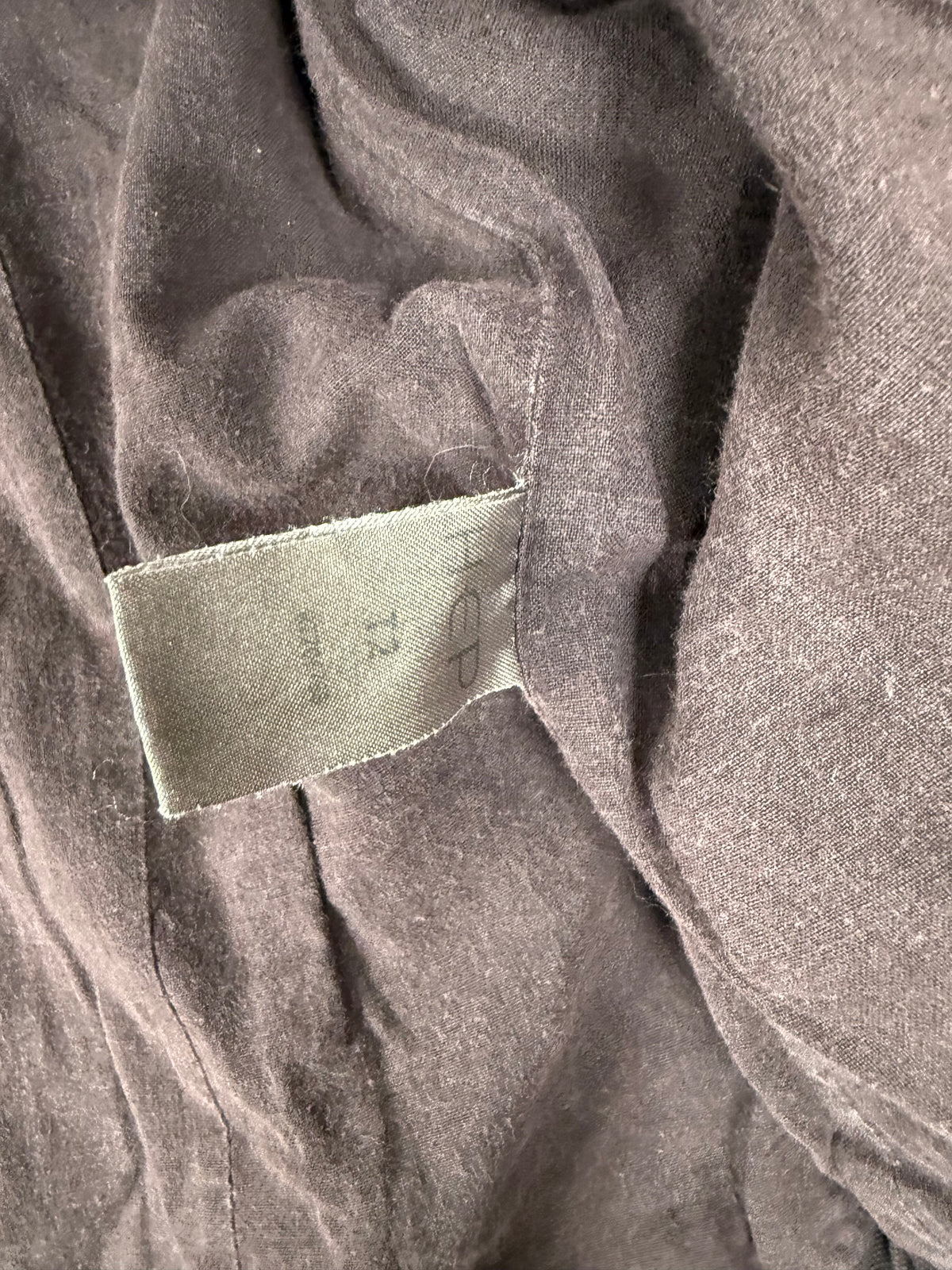 Brown denim tight fit jacket (S)