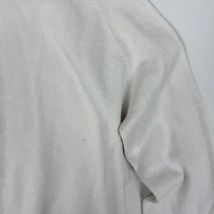White turtleneck cotton jumper (S/M)