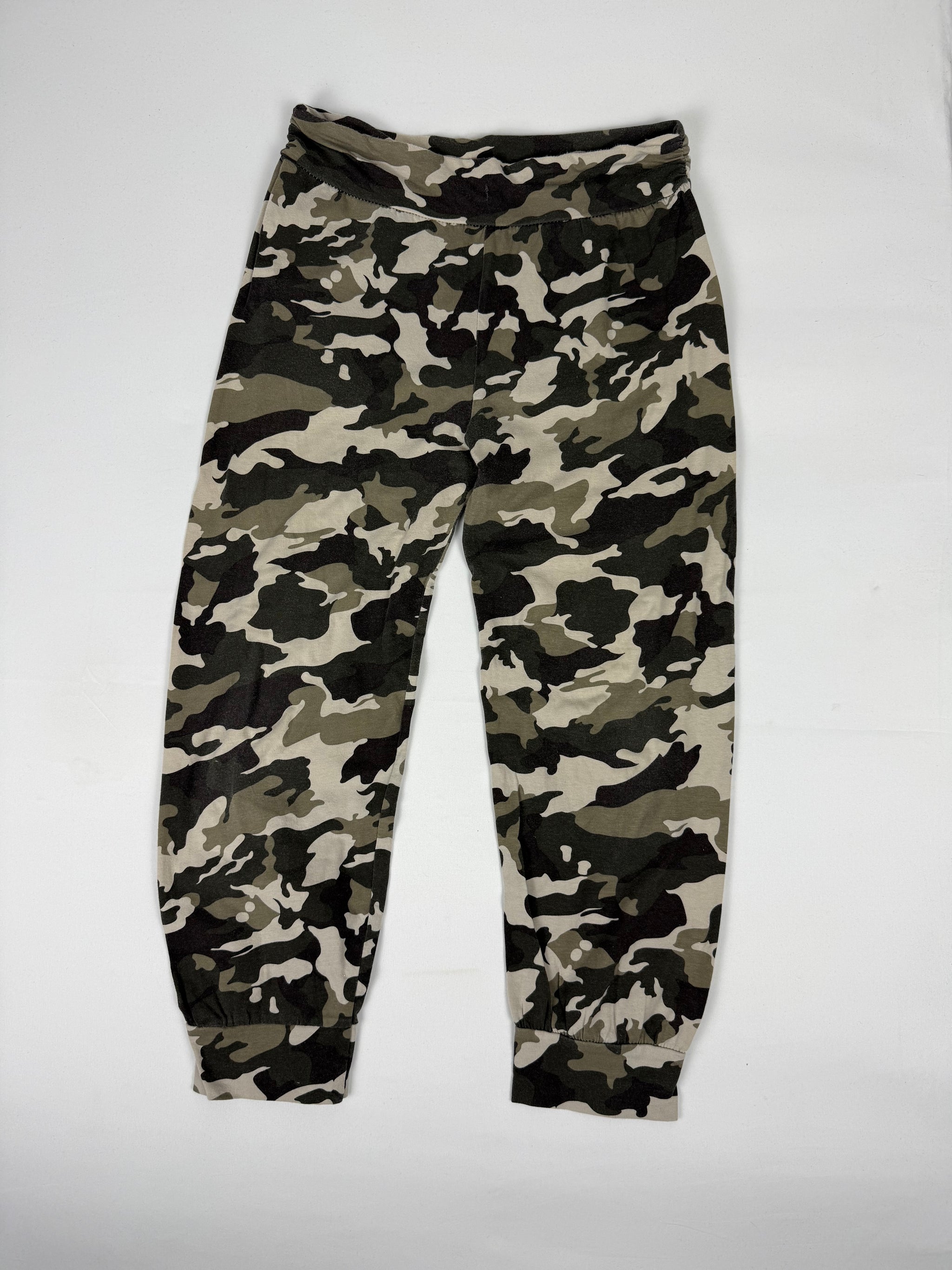 Khaki camo activewear capri pants (L)