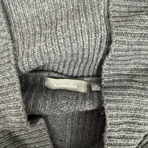 Grey shorts sleeves cardigan jumper (XL)