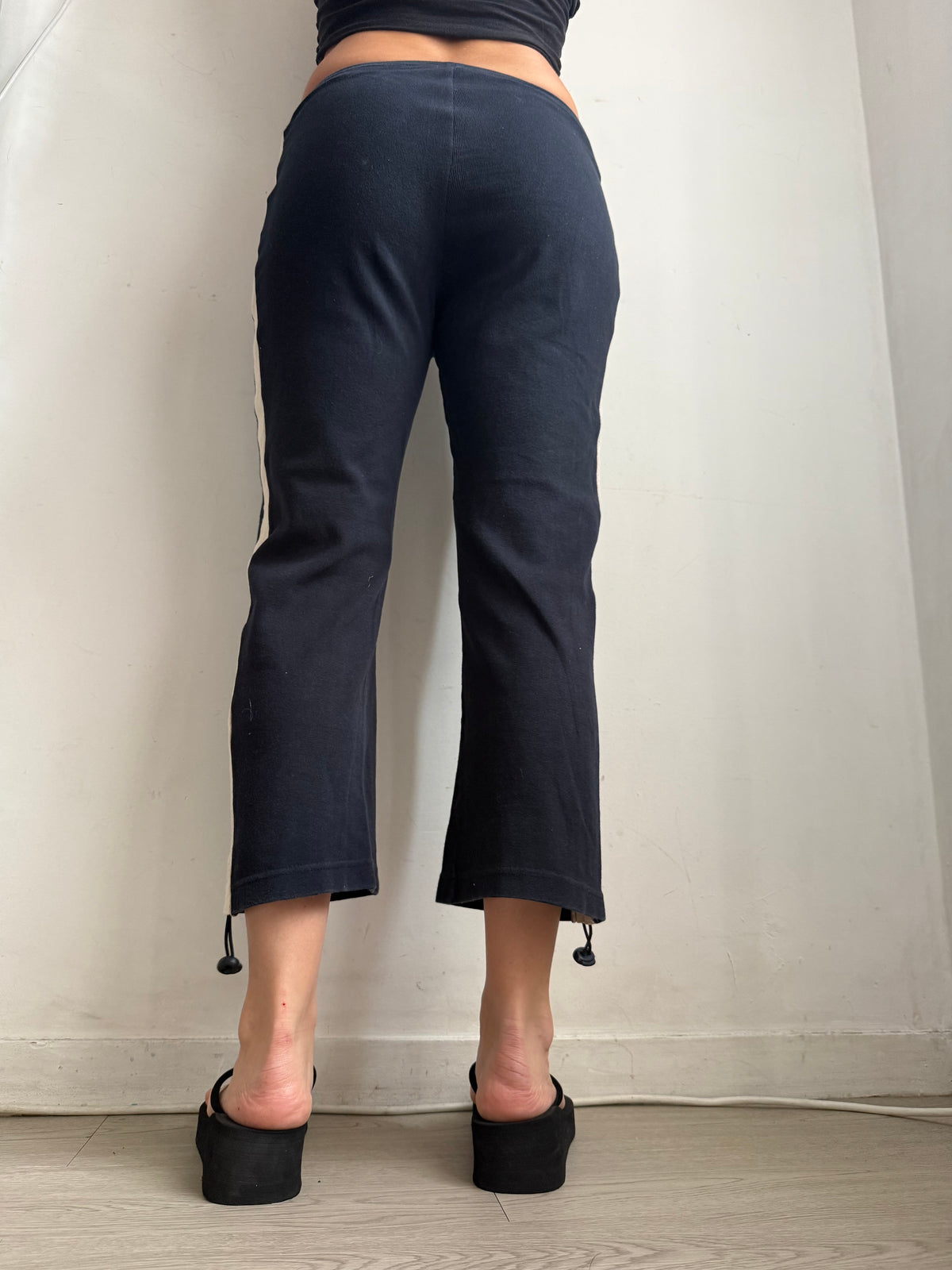 Navy activewear capri pants (S)