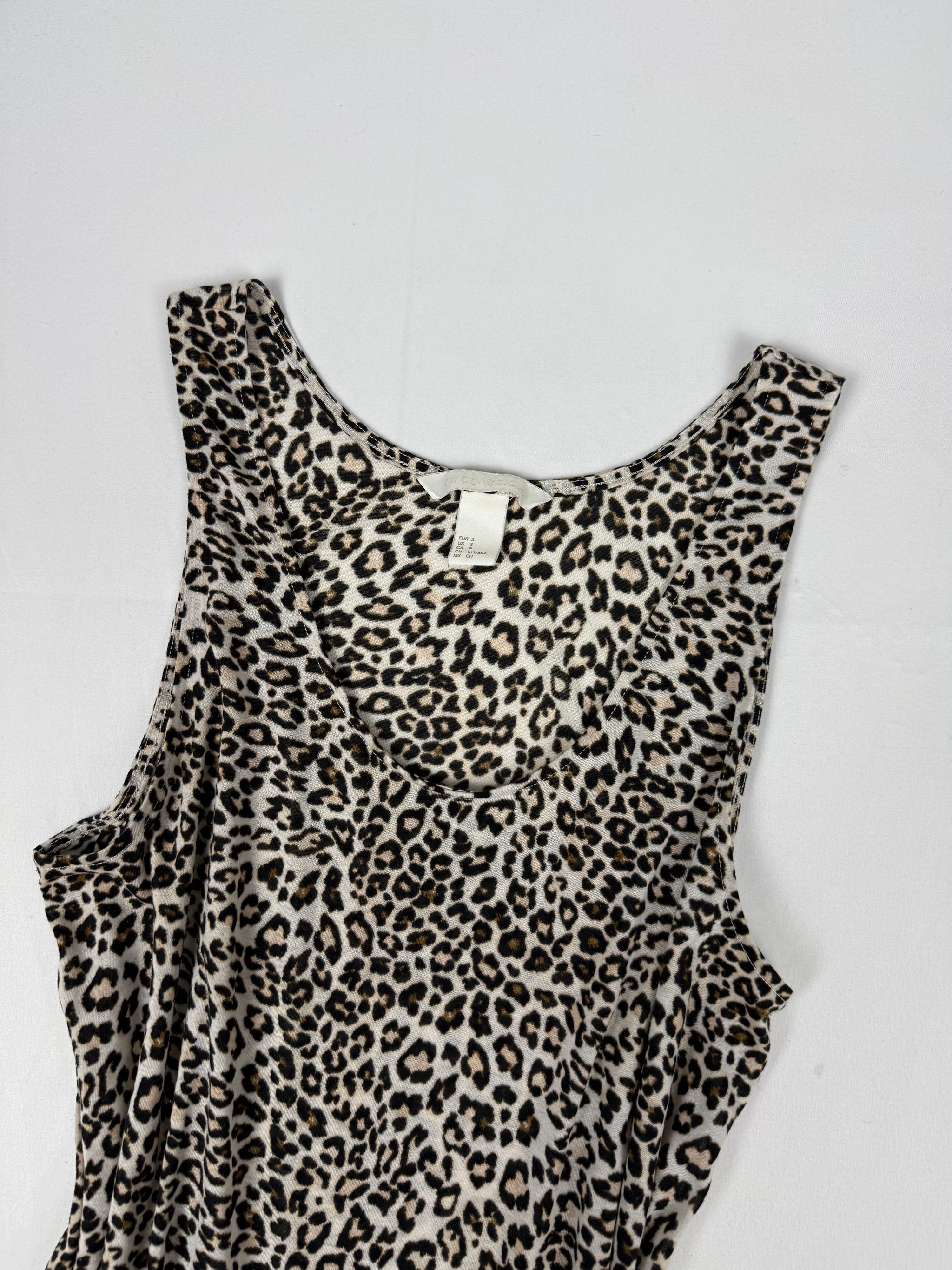 Panther print tank top (S/M)