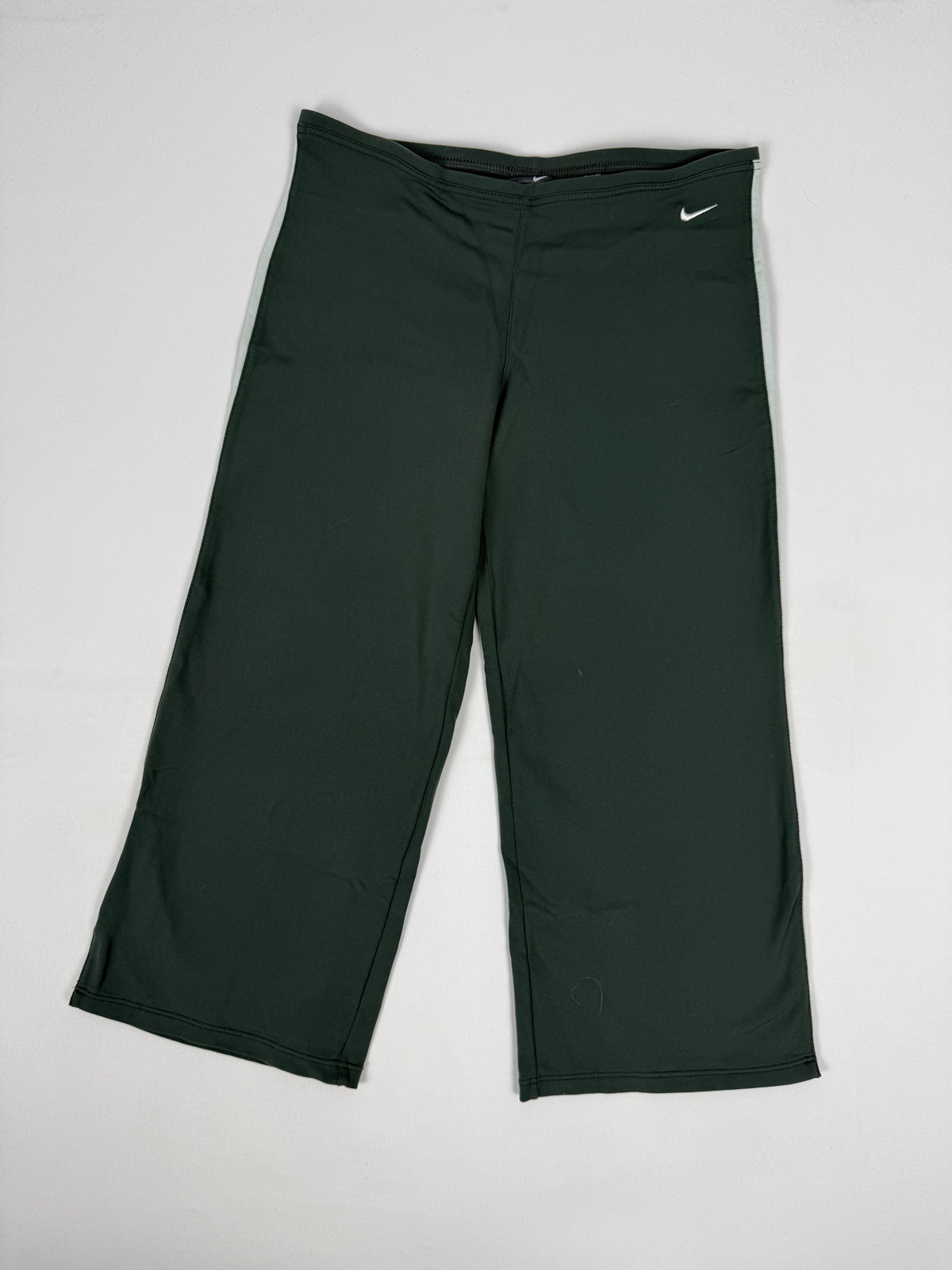 Khaki capri leggings pants (S)