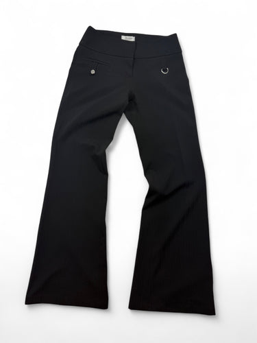 Black low rise office pants (XS)