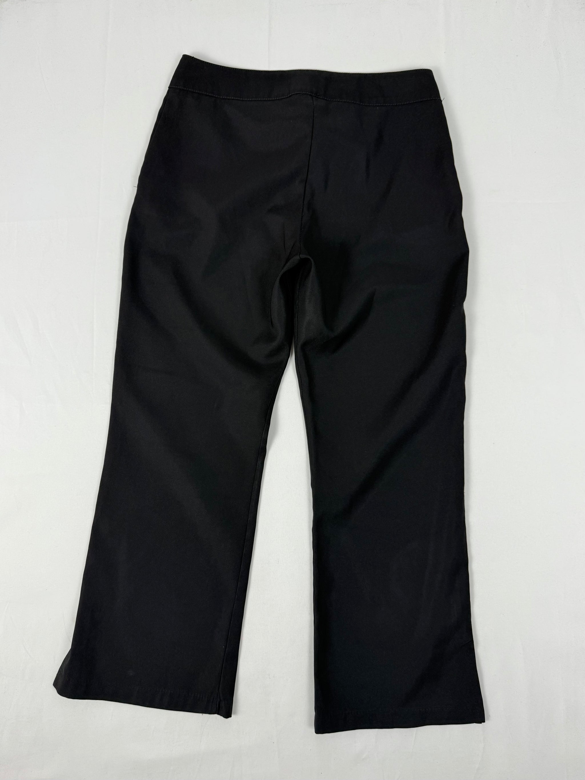Black office low rise capri pants (M/L)