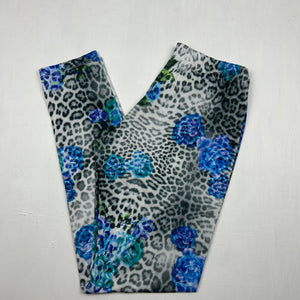 Panther print low rise leggings pants (S/M)