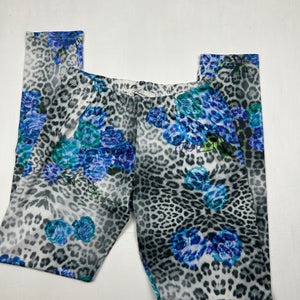 Panther print low rise leggings pants (S/M)