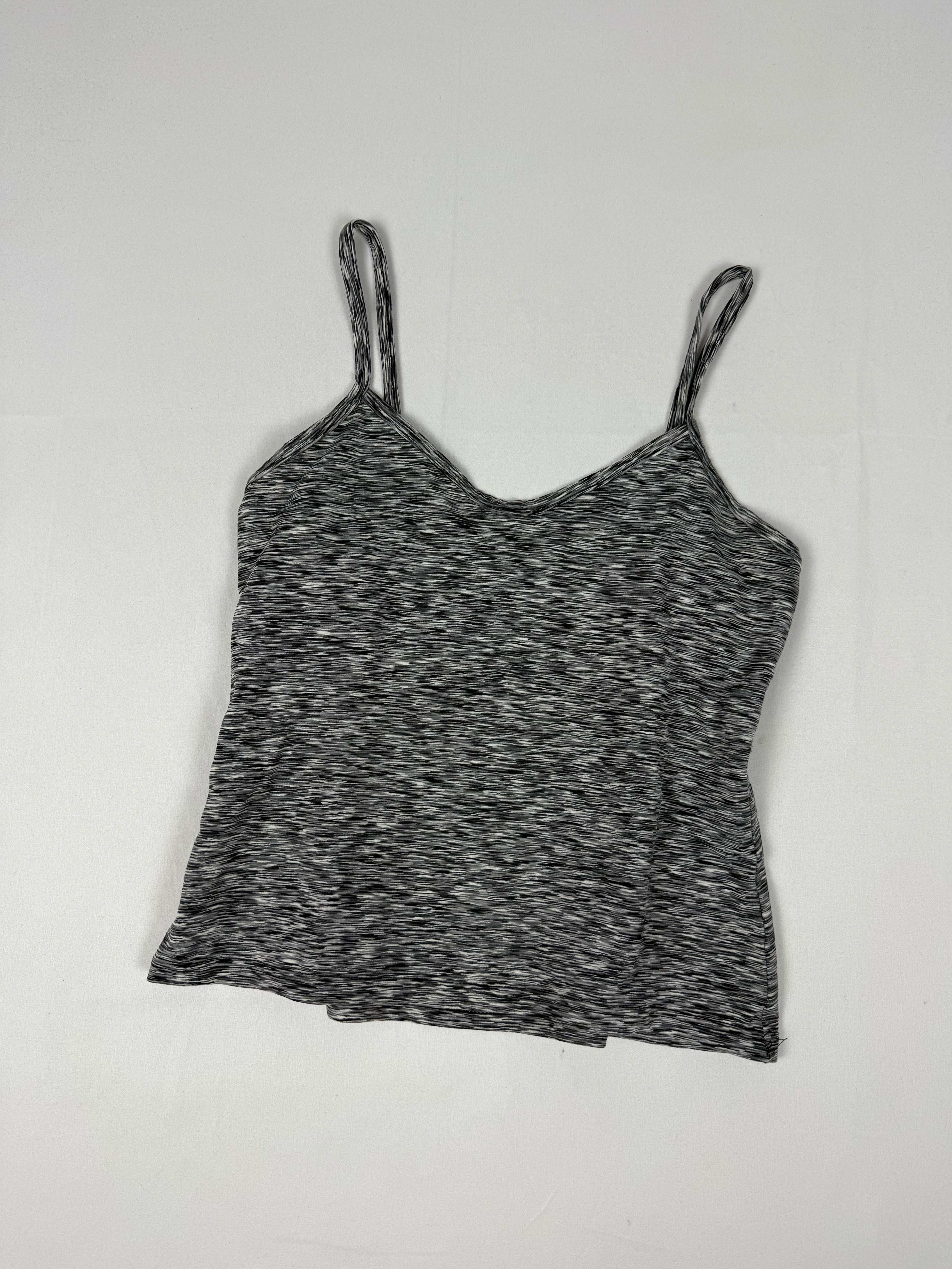 Grey tight fit cami top (S/M)