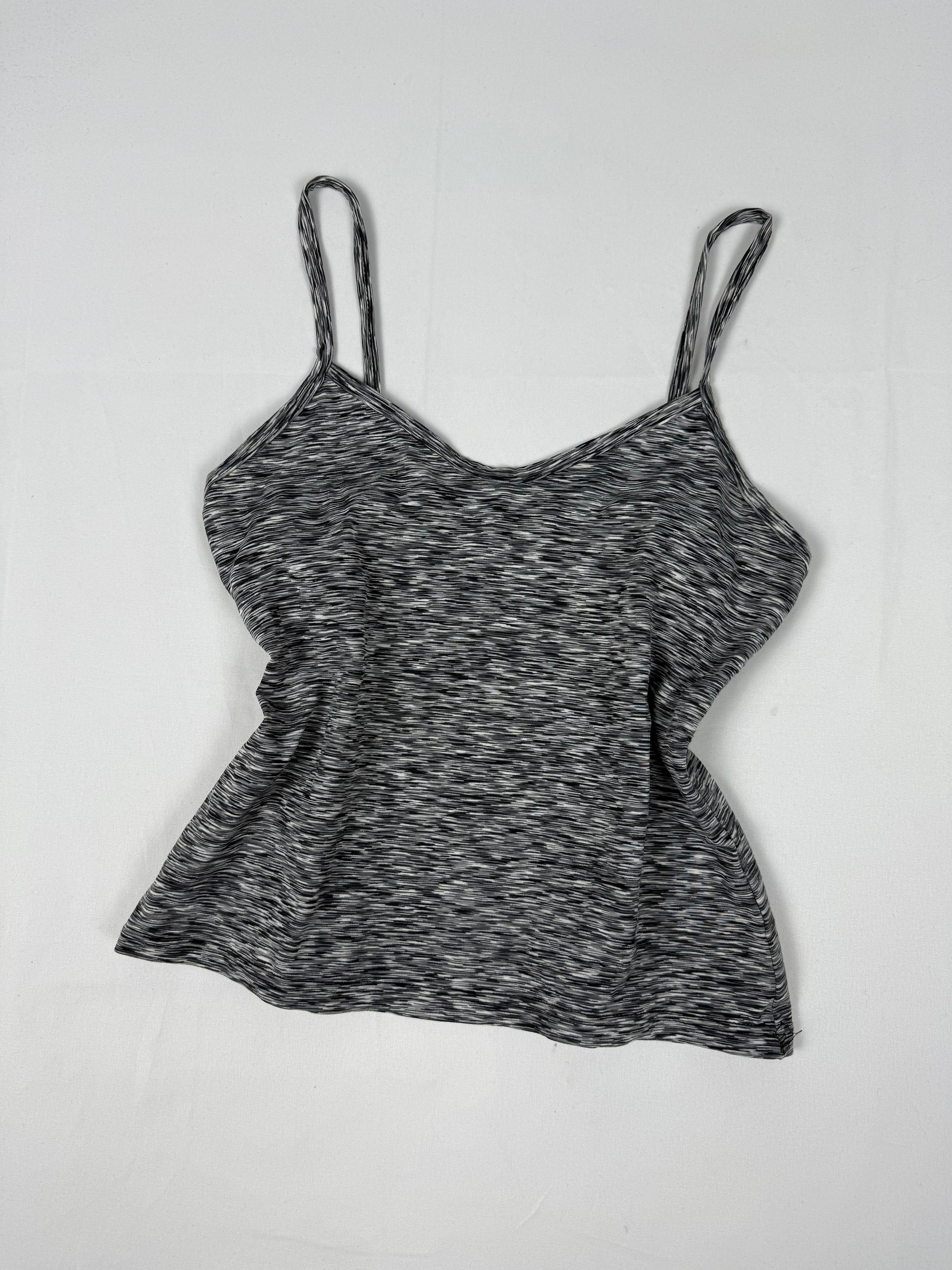 Grey tight fit cami top (S/M)