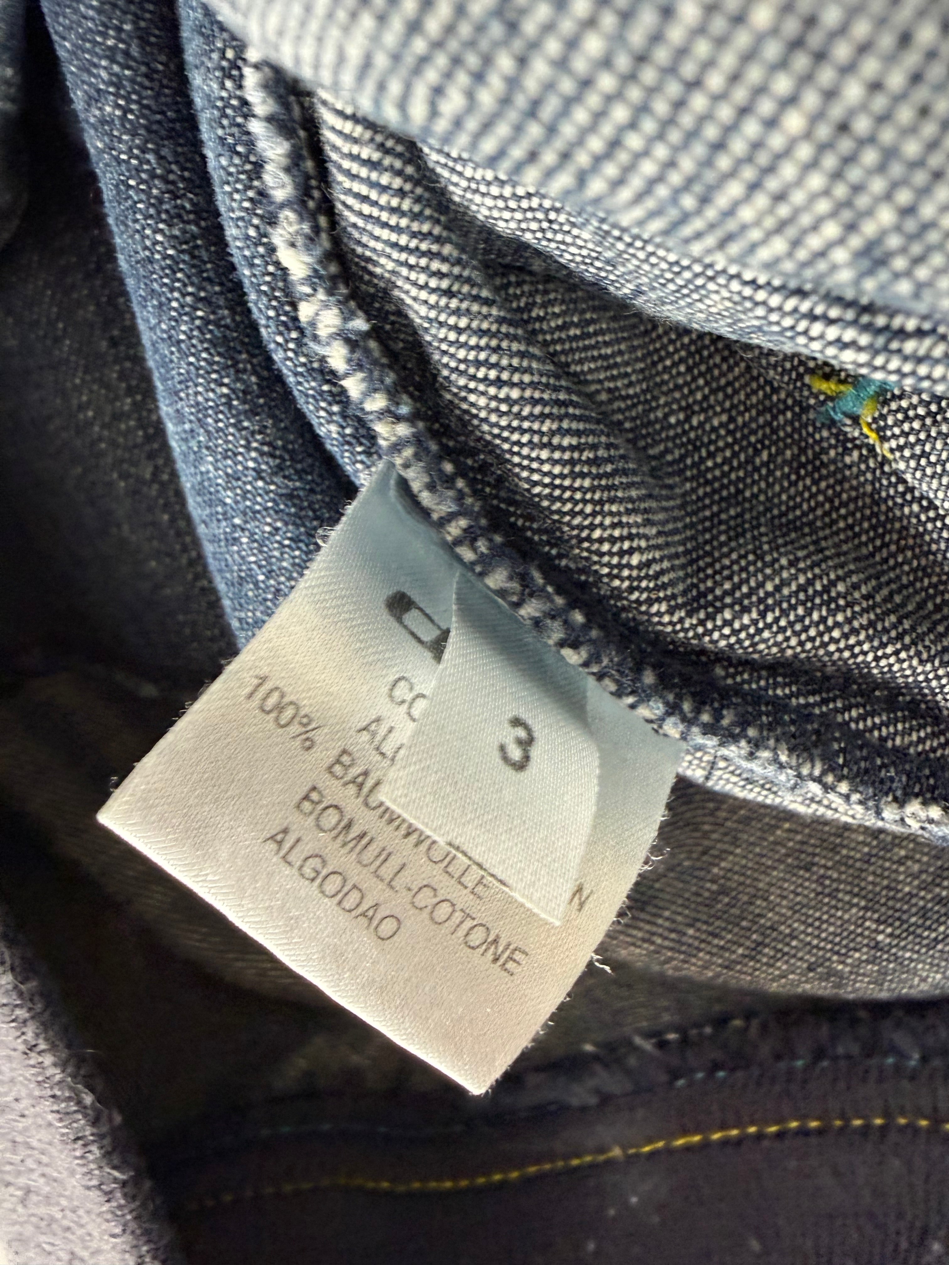 Blazer de bureau noir zippé (M)