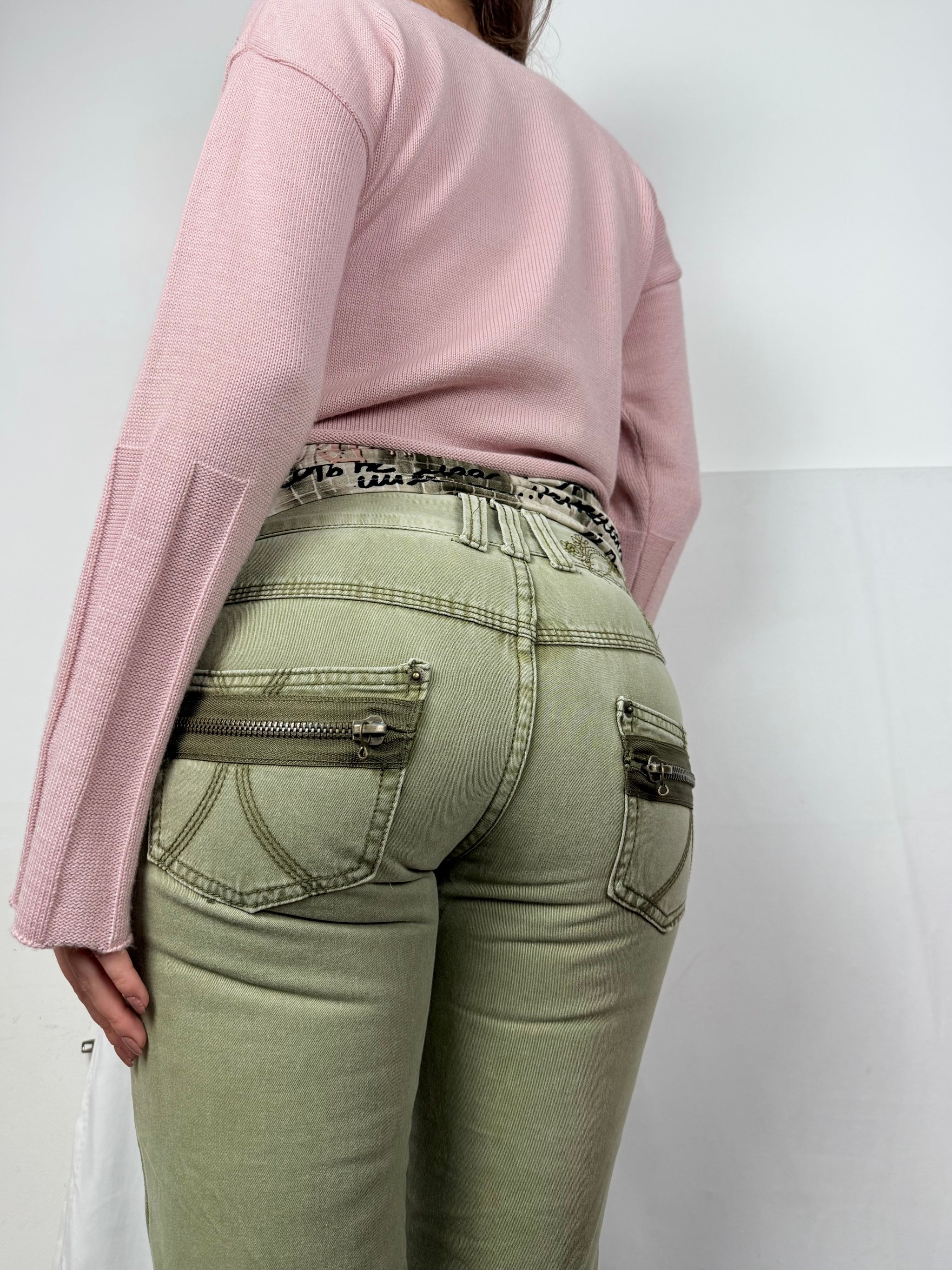 Pink pocket wool jumper (M/L)