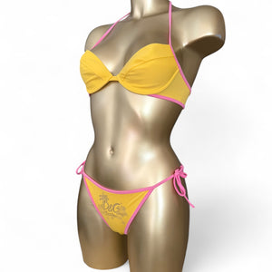 Yellow pads bikini set (S)